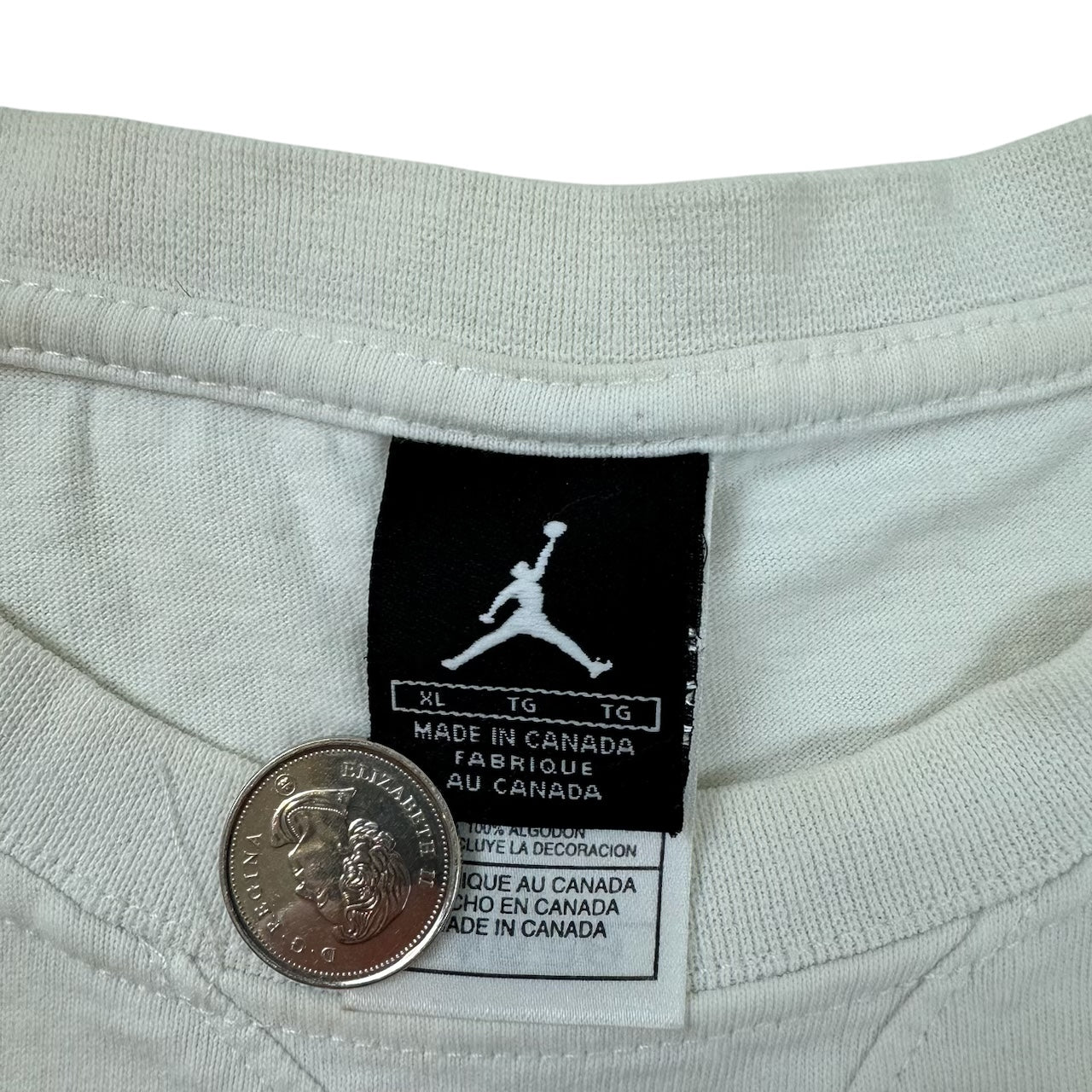 Vintage Y2K Air Jordan Jumpman 1984-2003 T-Shirt White