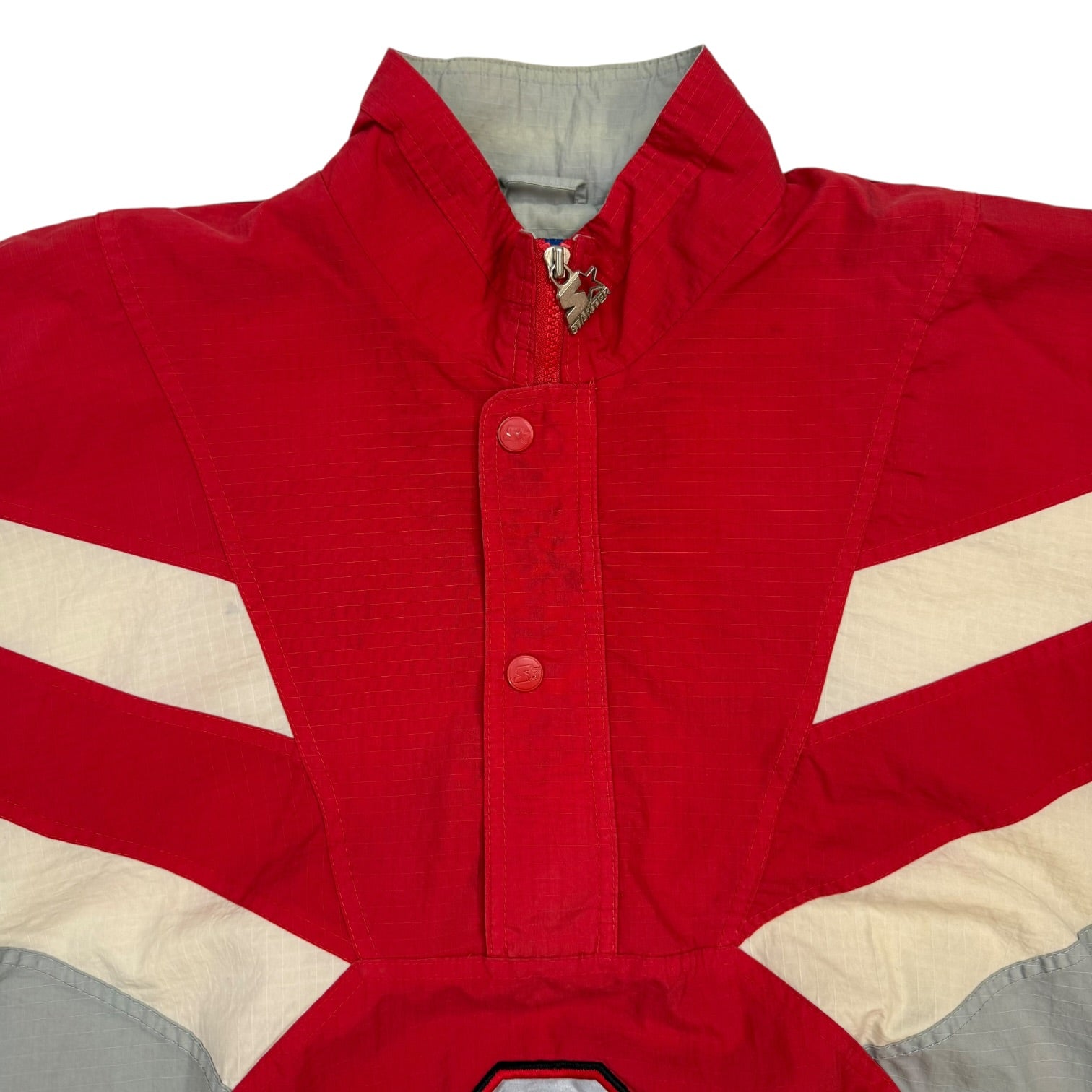 Vintage Starter Ohio State Anorak Jacket Red/Black