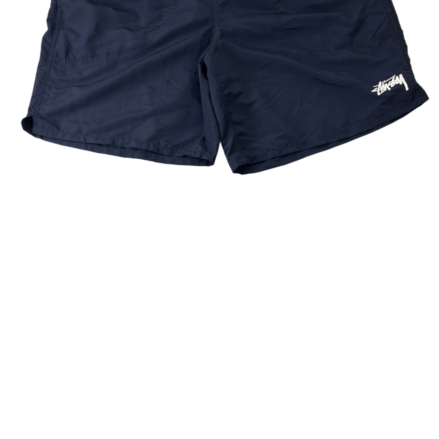 Stussy Basic Logo Swim Shorts Navy