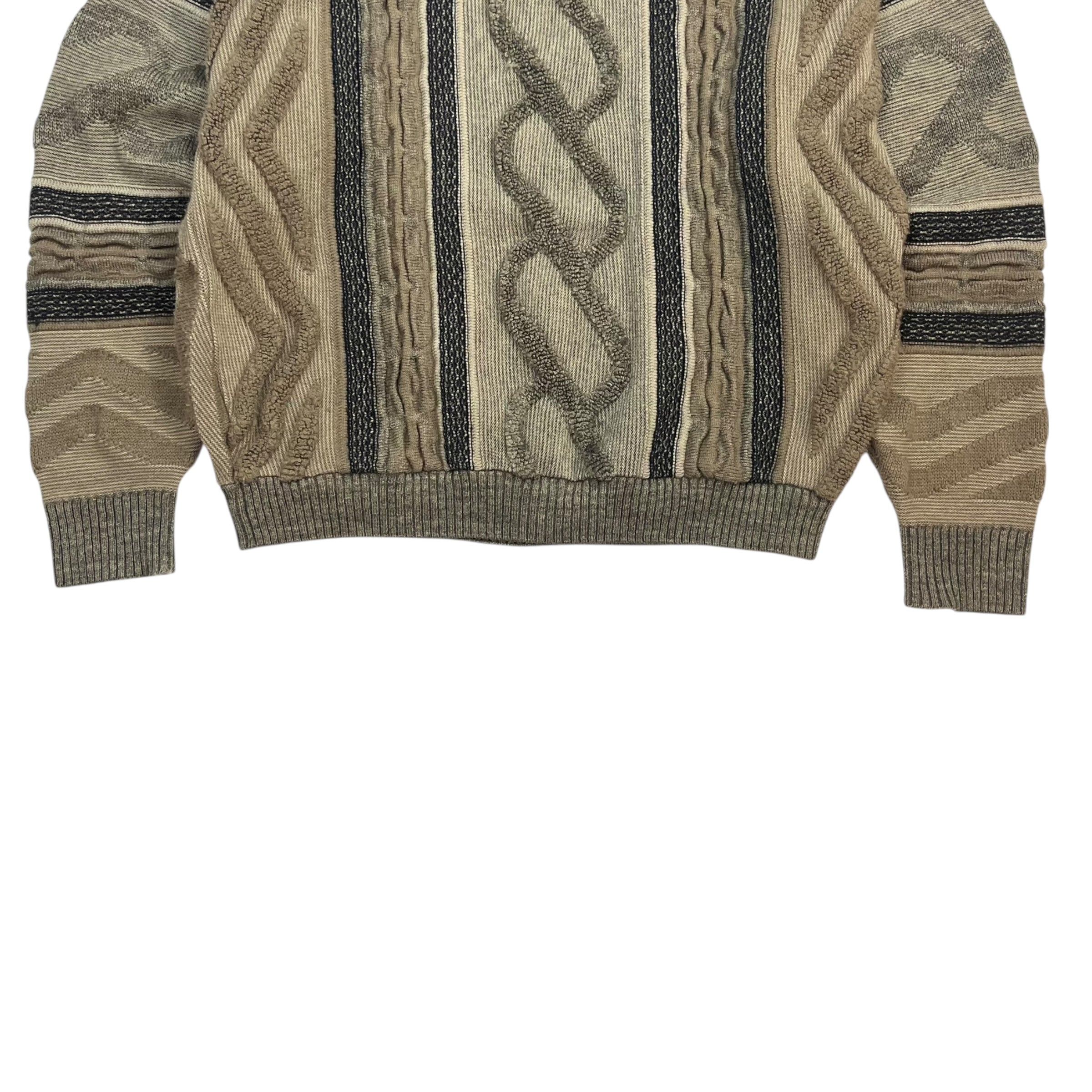Vintage Tosani Knit Sweater Light Brown