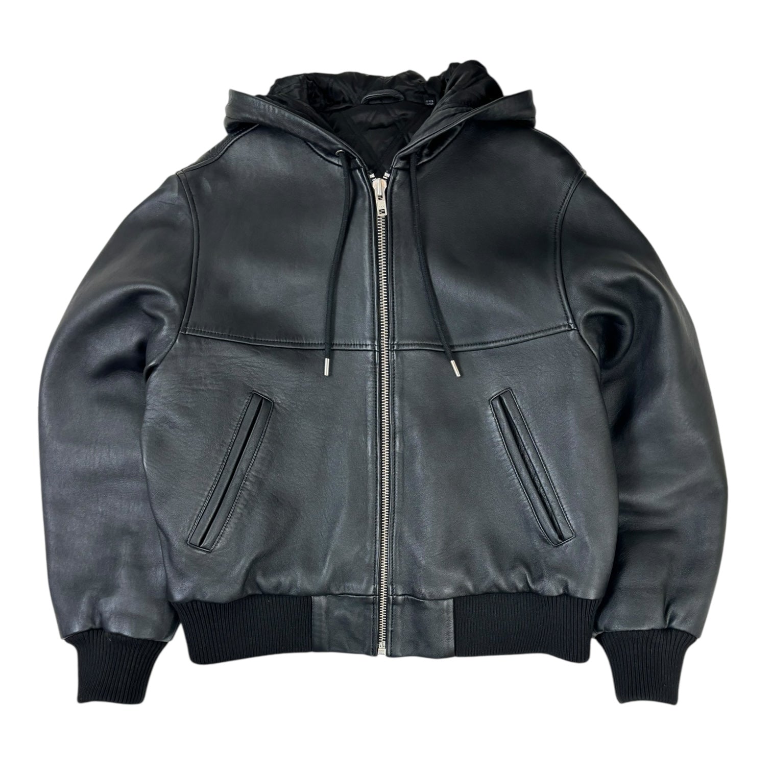 Stussy SS Link Leather Bomber Jacket Black