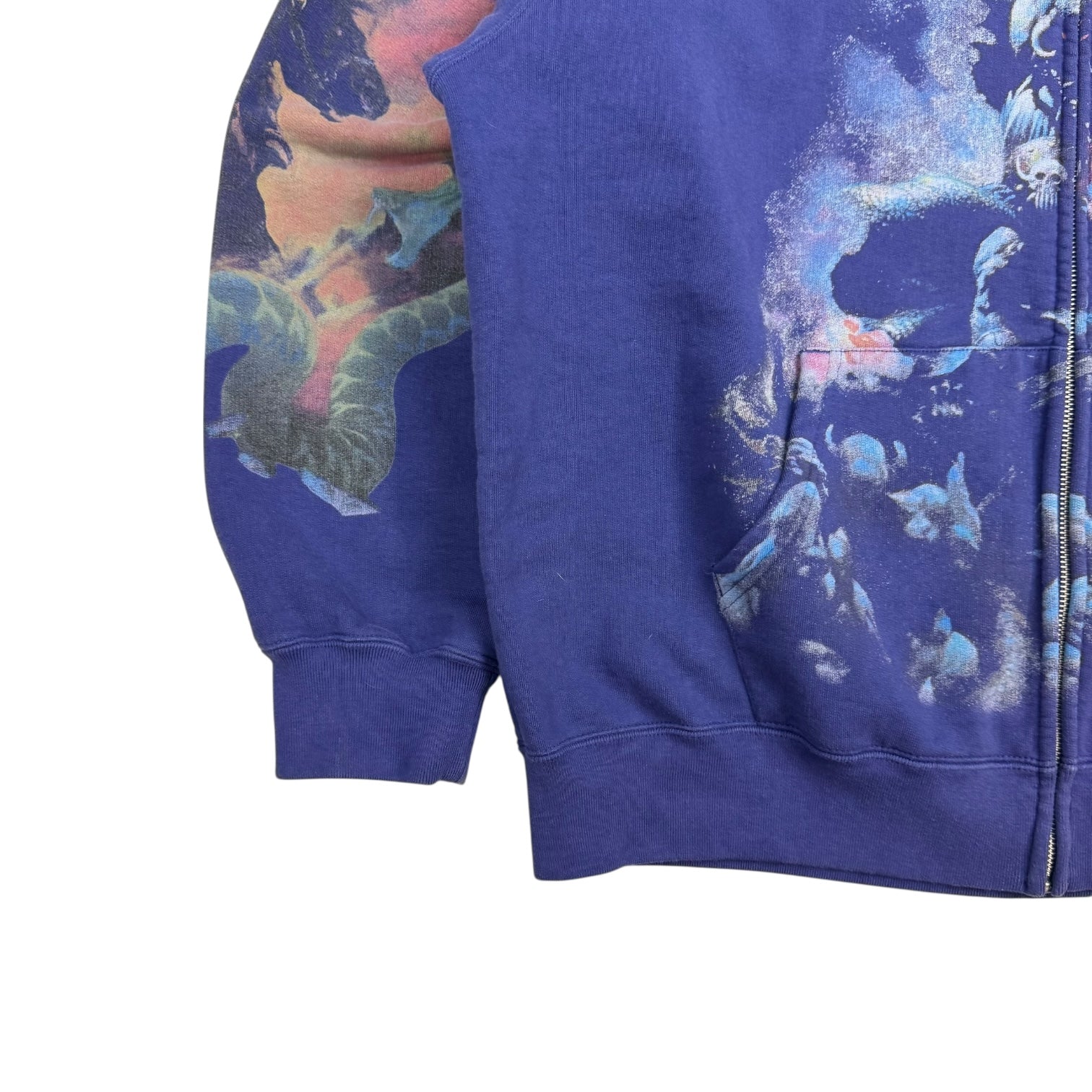 Supreme Frank Frazetta Zip Up Hoodie Purple