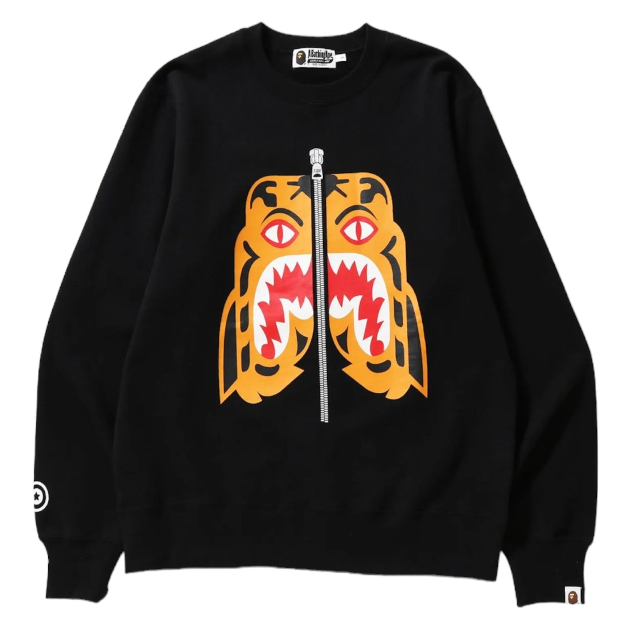 BAPE Tiger Crewneck Crewneck Black