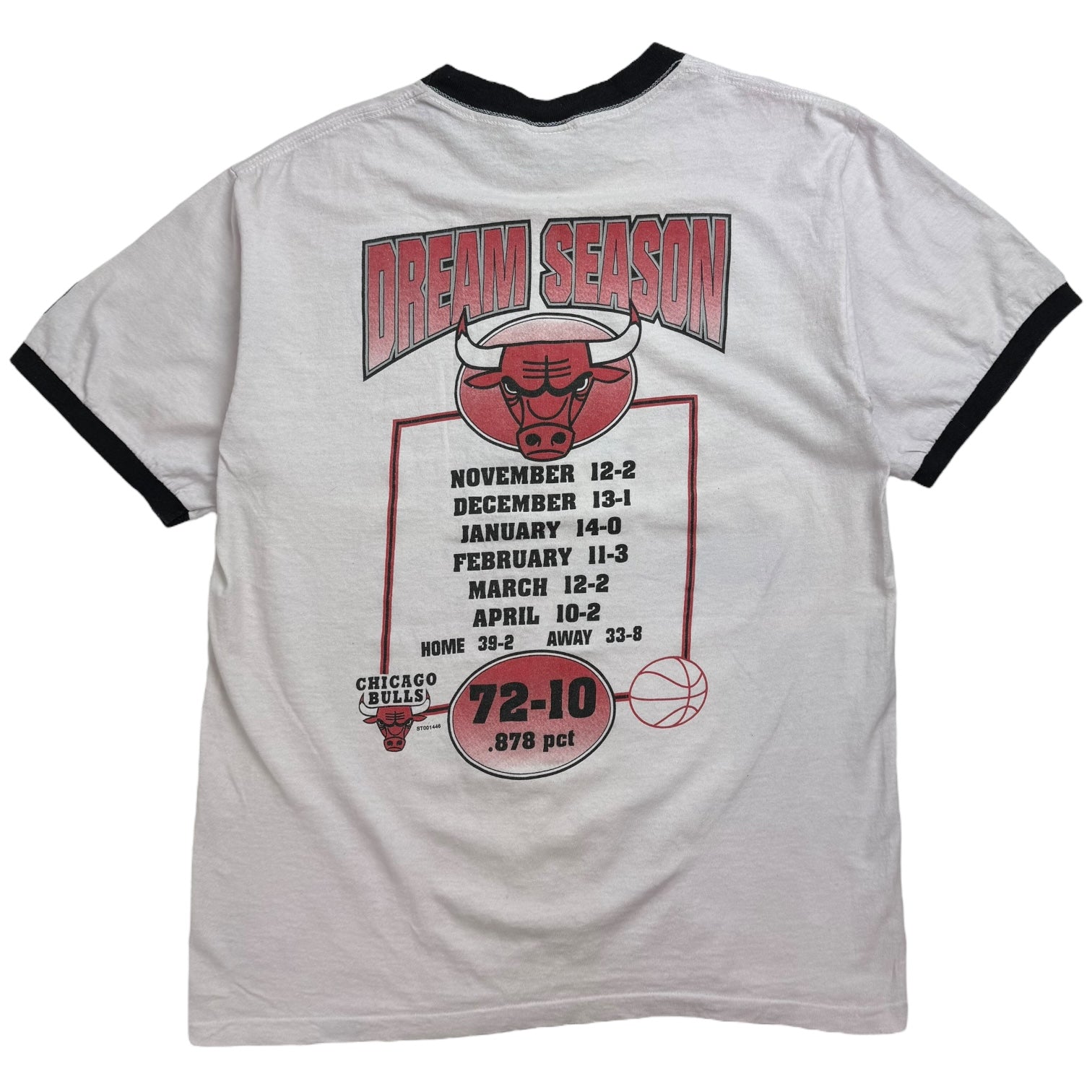 1996 Starter Chicago Bulls ‘Dream Season’ Tee White