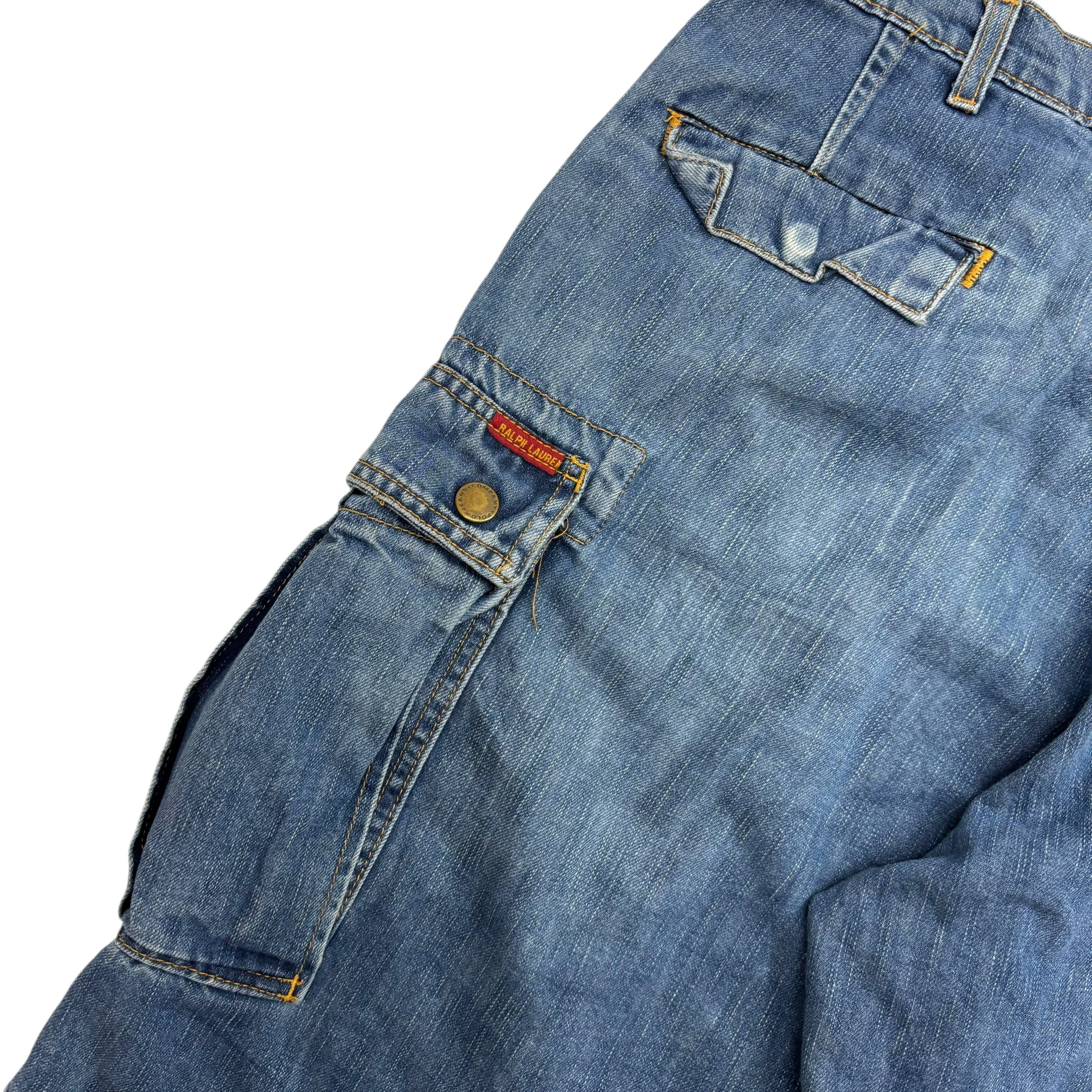 Vintage Ralph Lauren Polo Cargo Denim Shorts