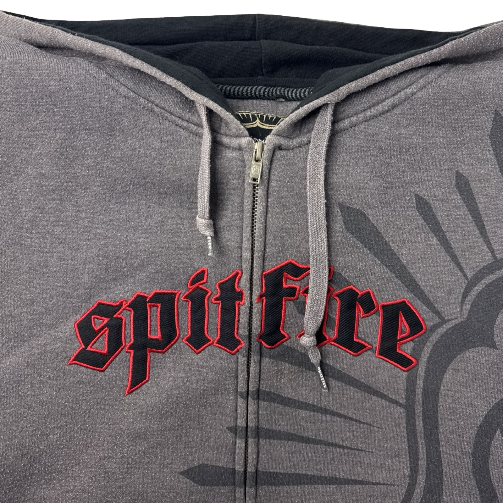 Vintage Y2K Spitfire Spellout Zip Up Hoodie