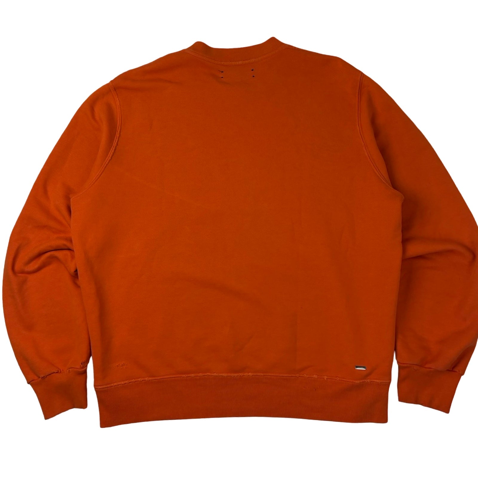 Amiri Bandana Applique Logo Crewneck Orange