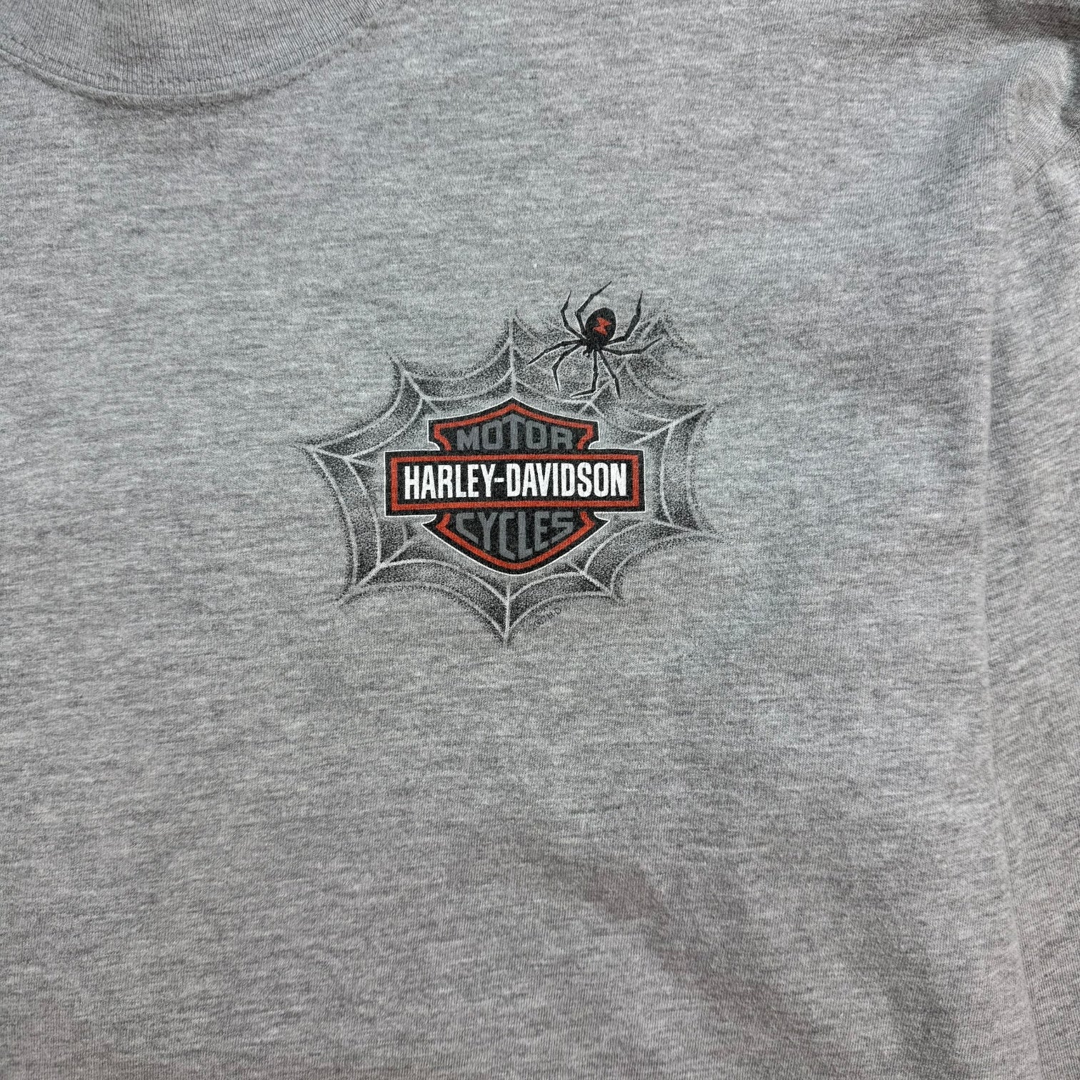 Vintage Harley Davidson Of Edmonton L/S Tee Grey