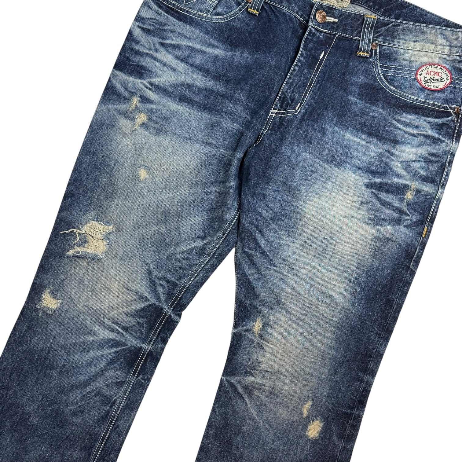 Vintage Y2K Affliction Denim Pants Medium Wash