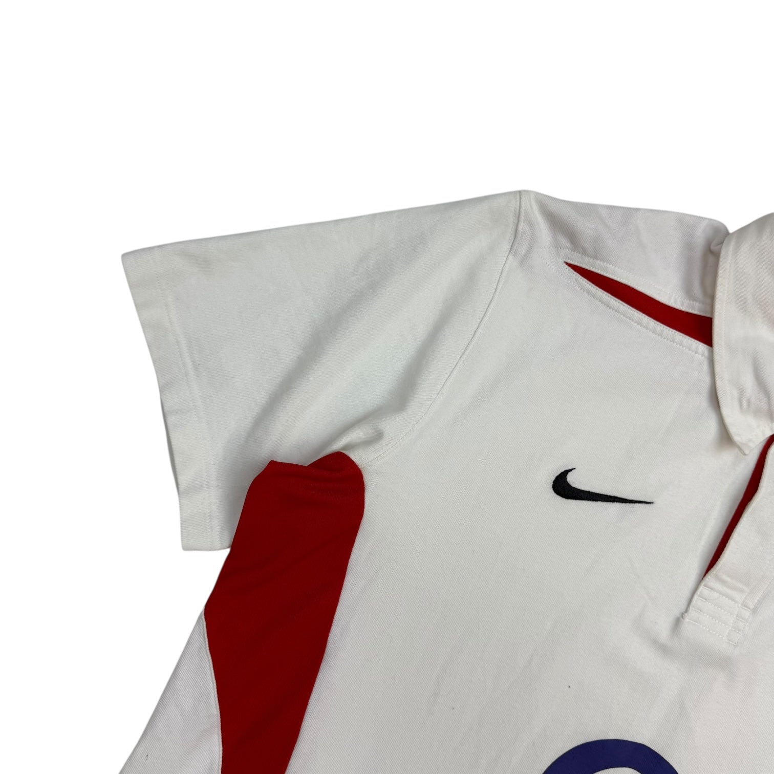 Vintage Nike England Union Rugby Jersey Home Jersey White