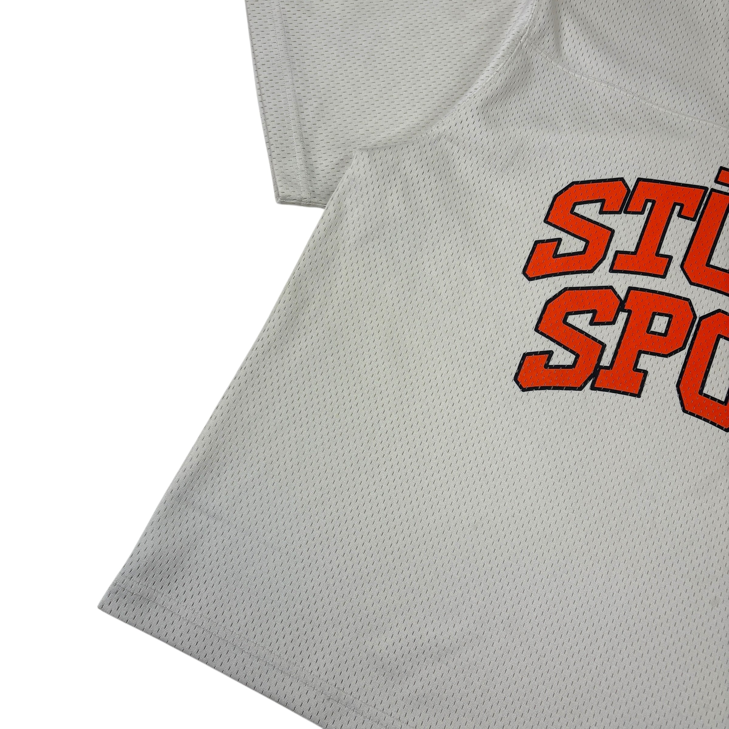 Stussy Sport ‘Natural’ Mesh Football Jersey Cream