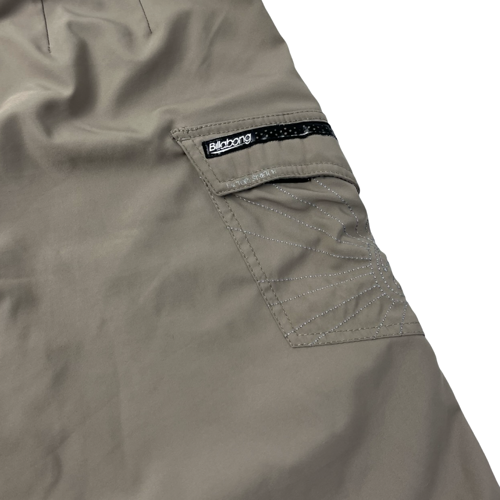 Vintage Y2K Billabong Rising Sun Shorts Faded Beige
