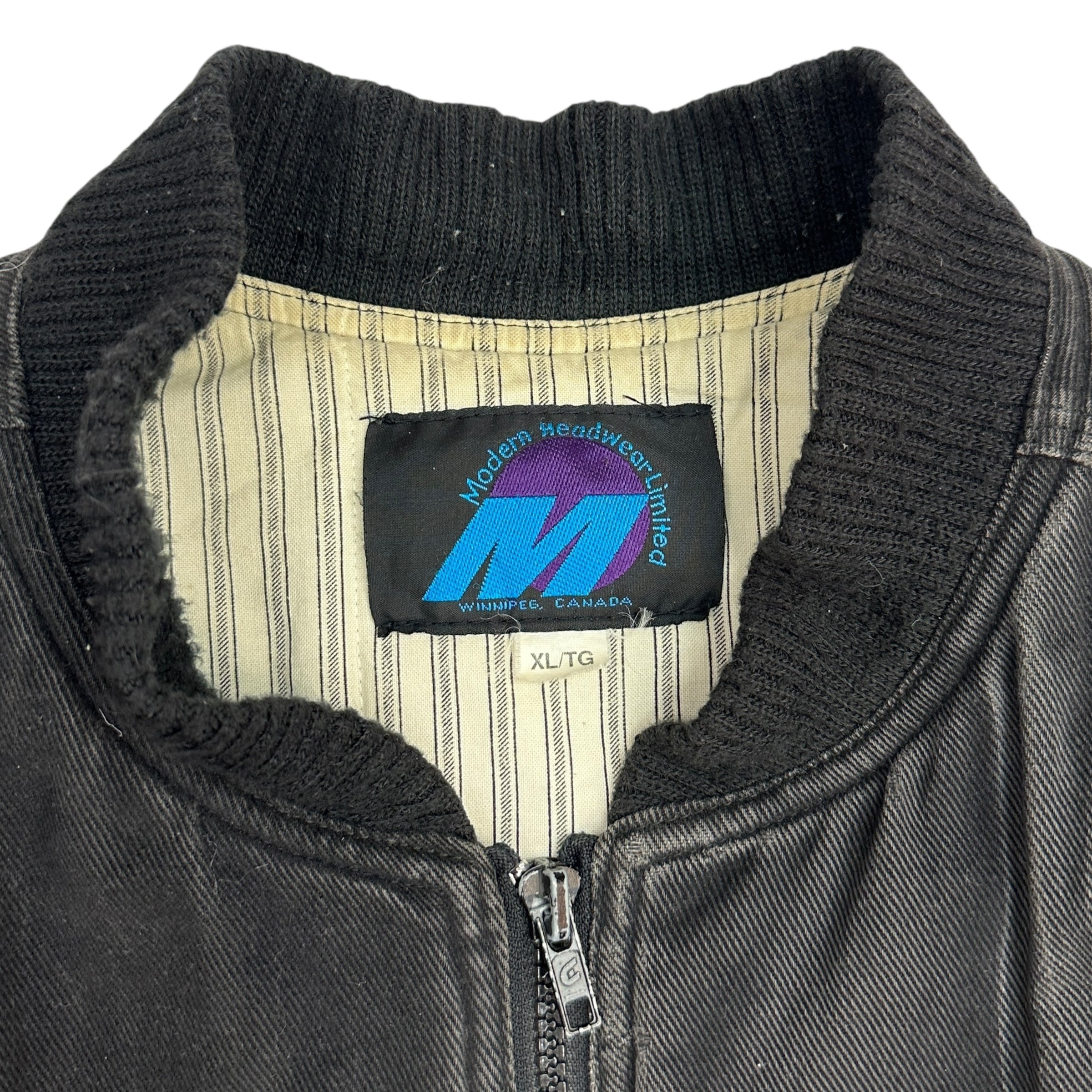 Vintage Kenworth Trucking Varsity Jacket Black/Tan