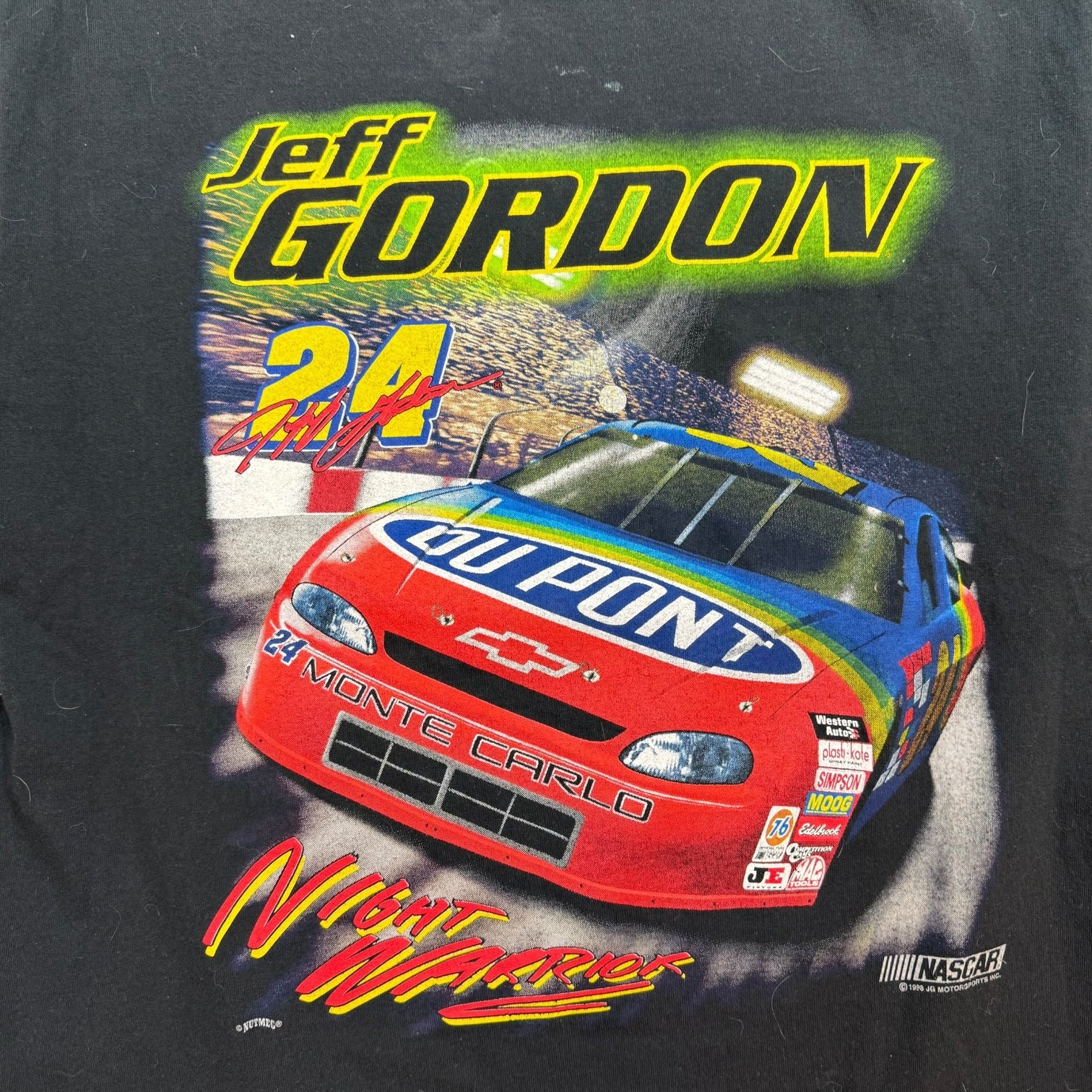 Vintage NASCAR Jeff Gordon Tee Black