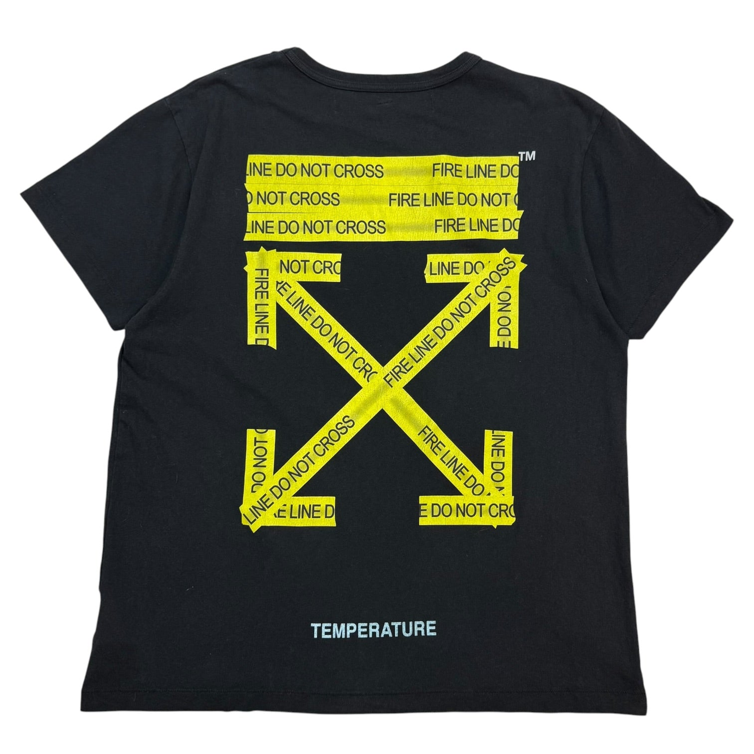 Off-White Firetape Tee Black