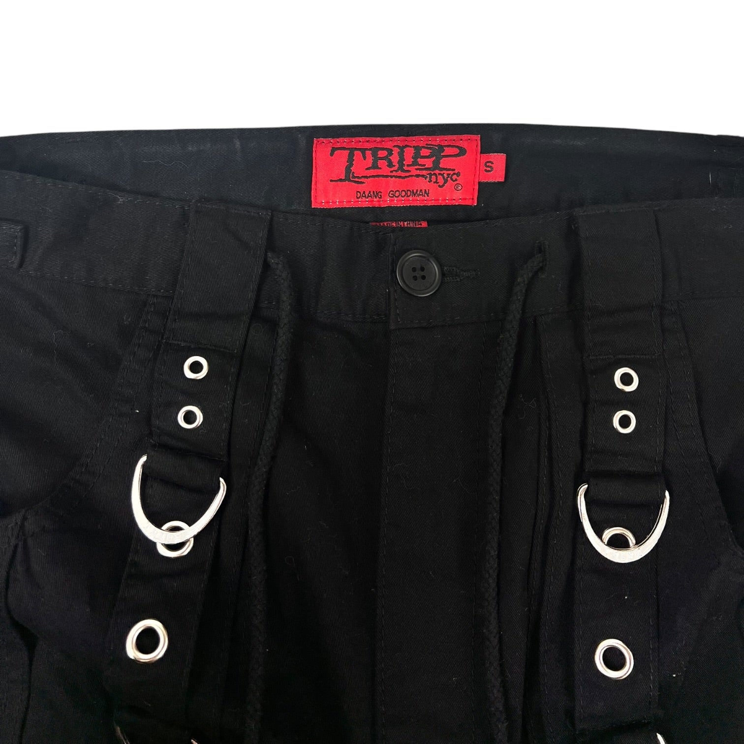Tripp NYC X-Strap Zip Off Pants Black