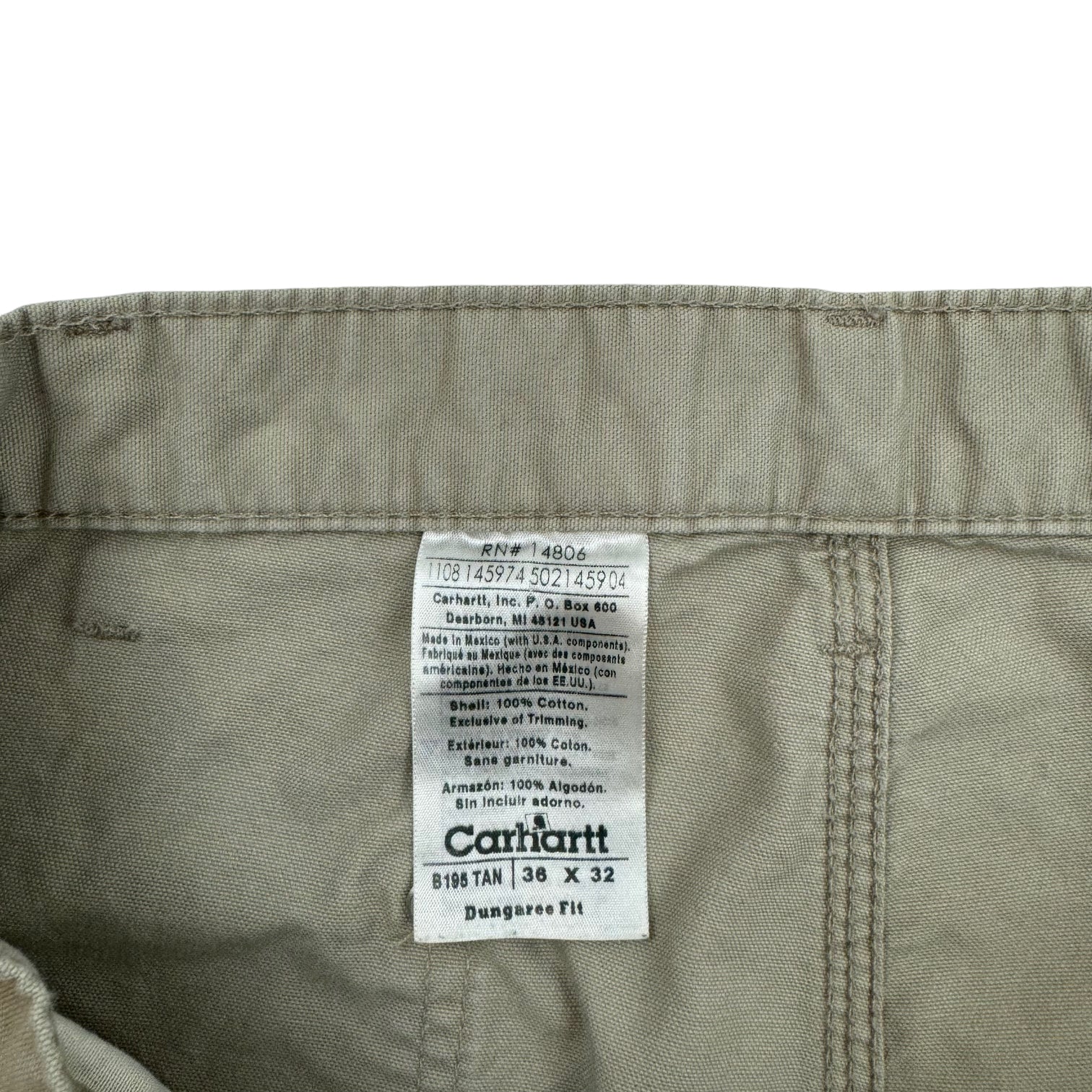 Vintage Carhartt Double Knees Light Tan