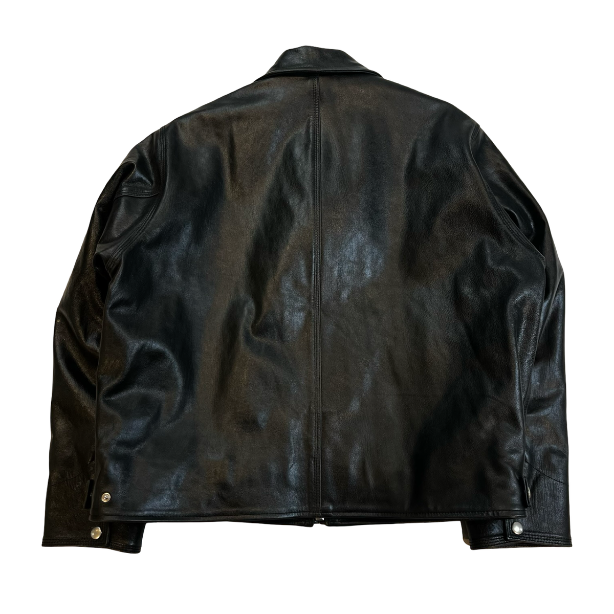 Stüssy Garage Jacket Leather Black
