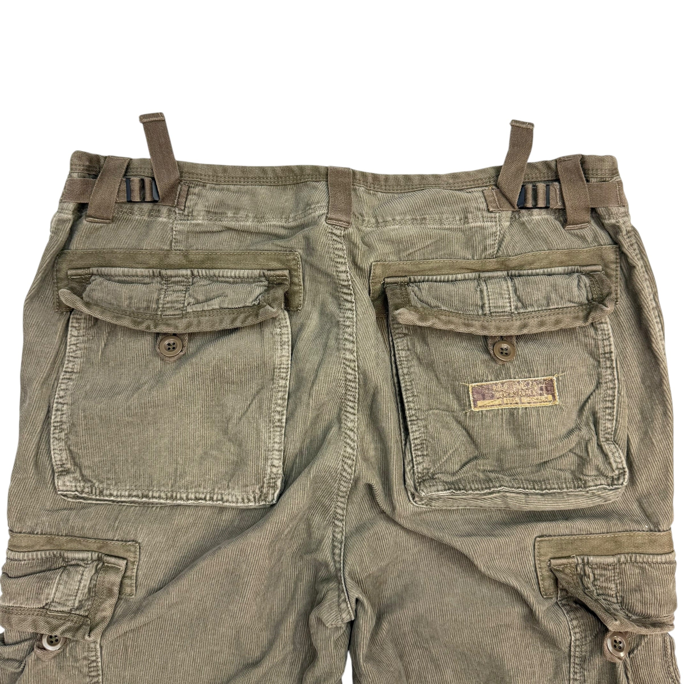 Vintage Polo Jeans Co. Corduroy Cargo Pants Light Brown