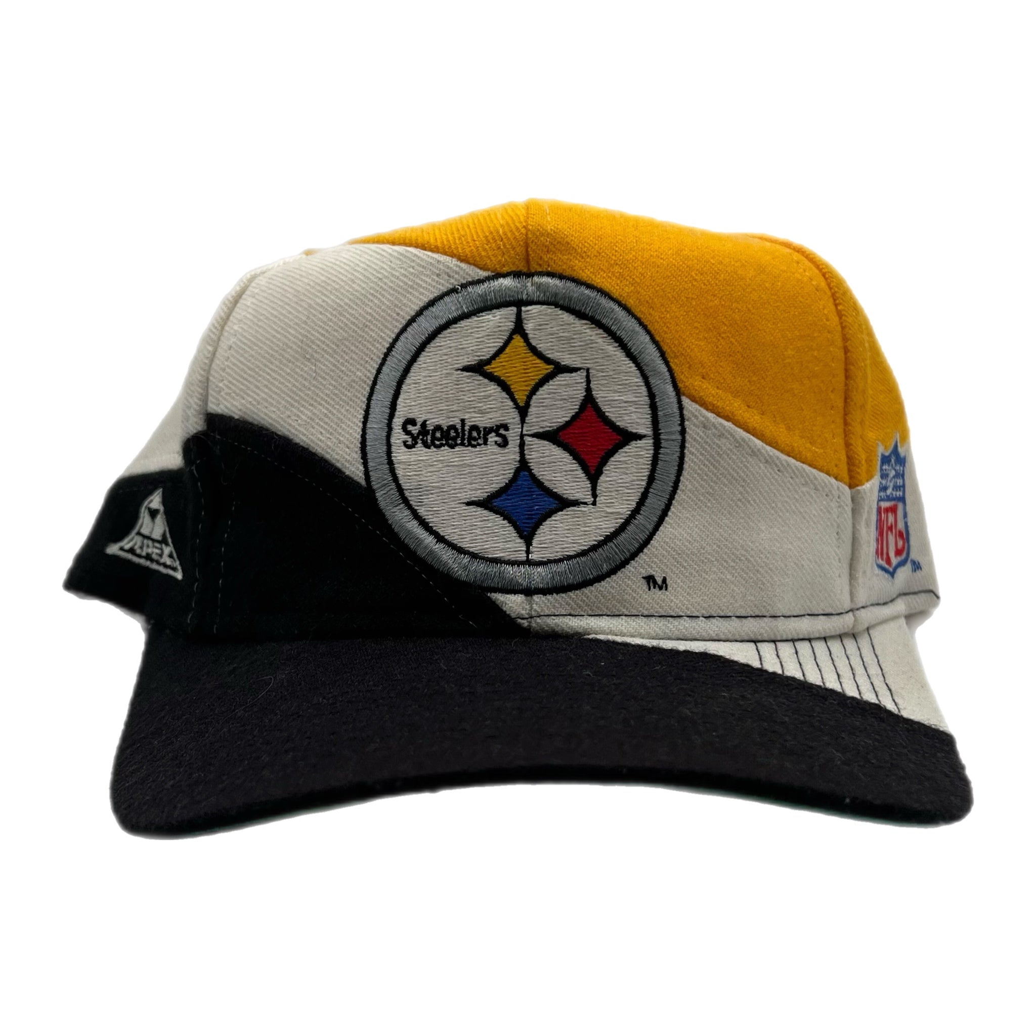 Vintage Pittsburg Steelers Apex Color Block Hat