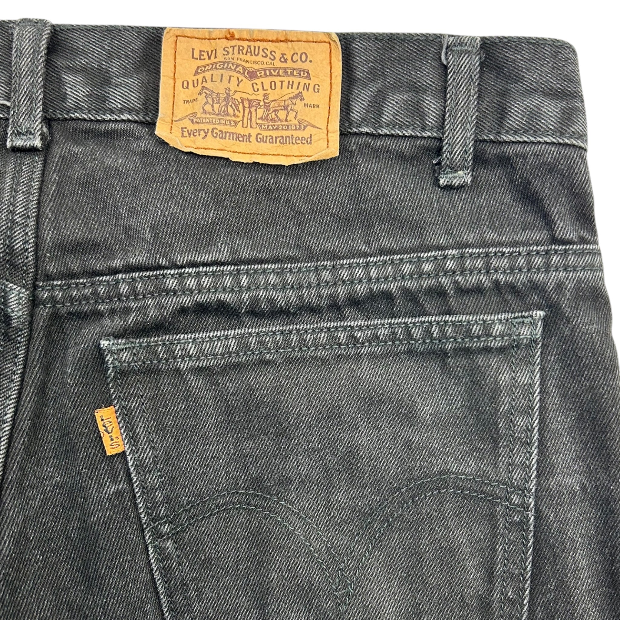 Vintage Levi’s 506 Orange Tag Black Denim