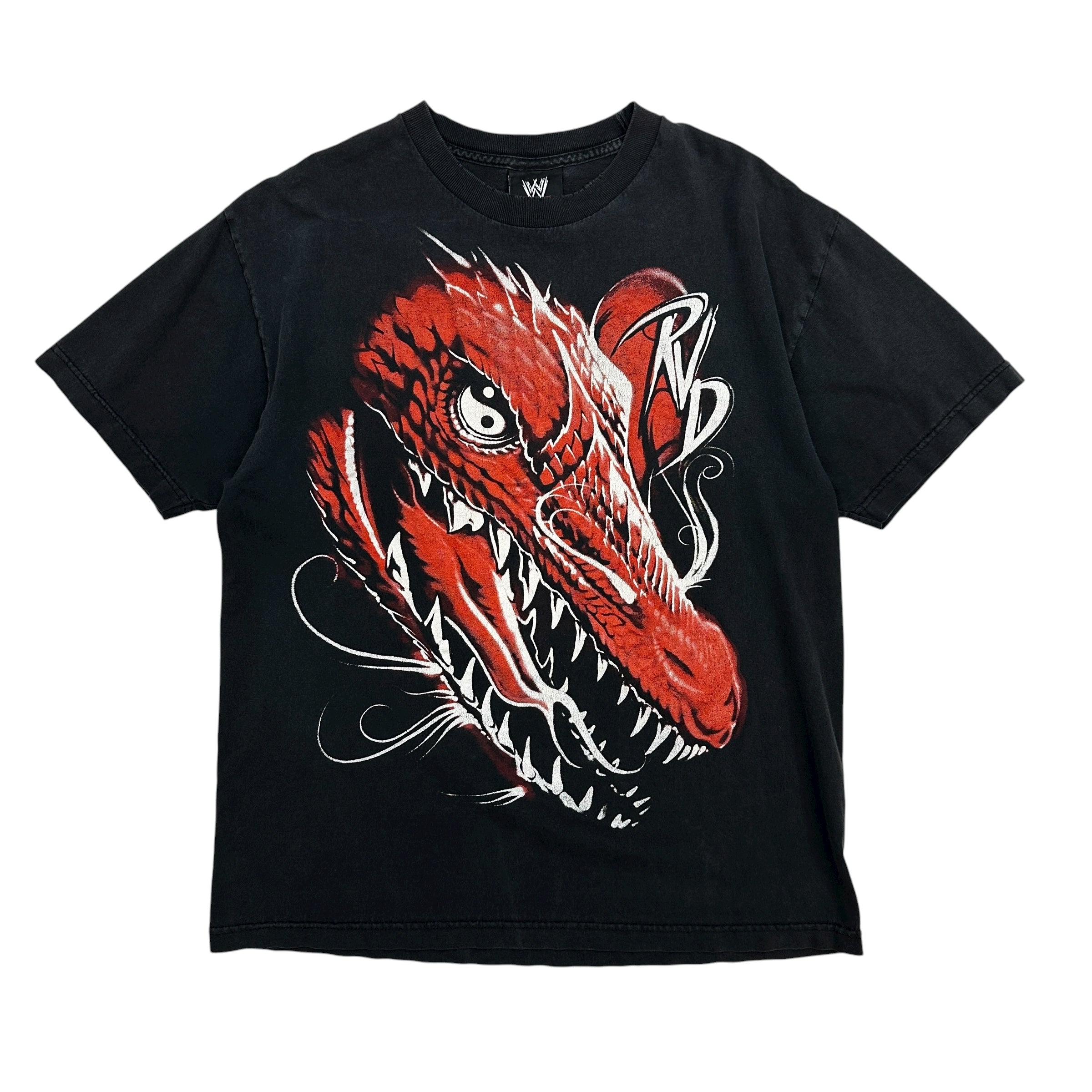2002 WWE Rob Van Dam Dragon Wrestling Tee