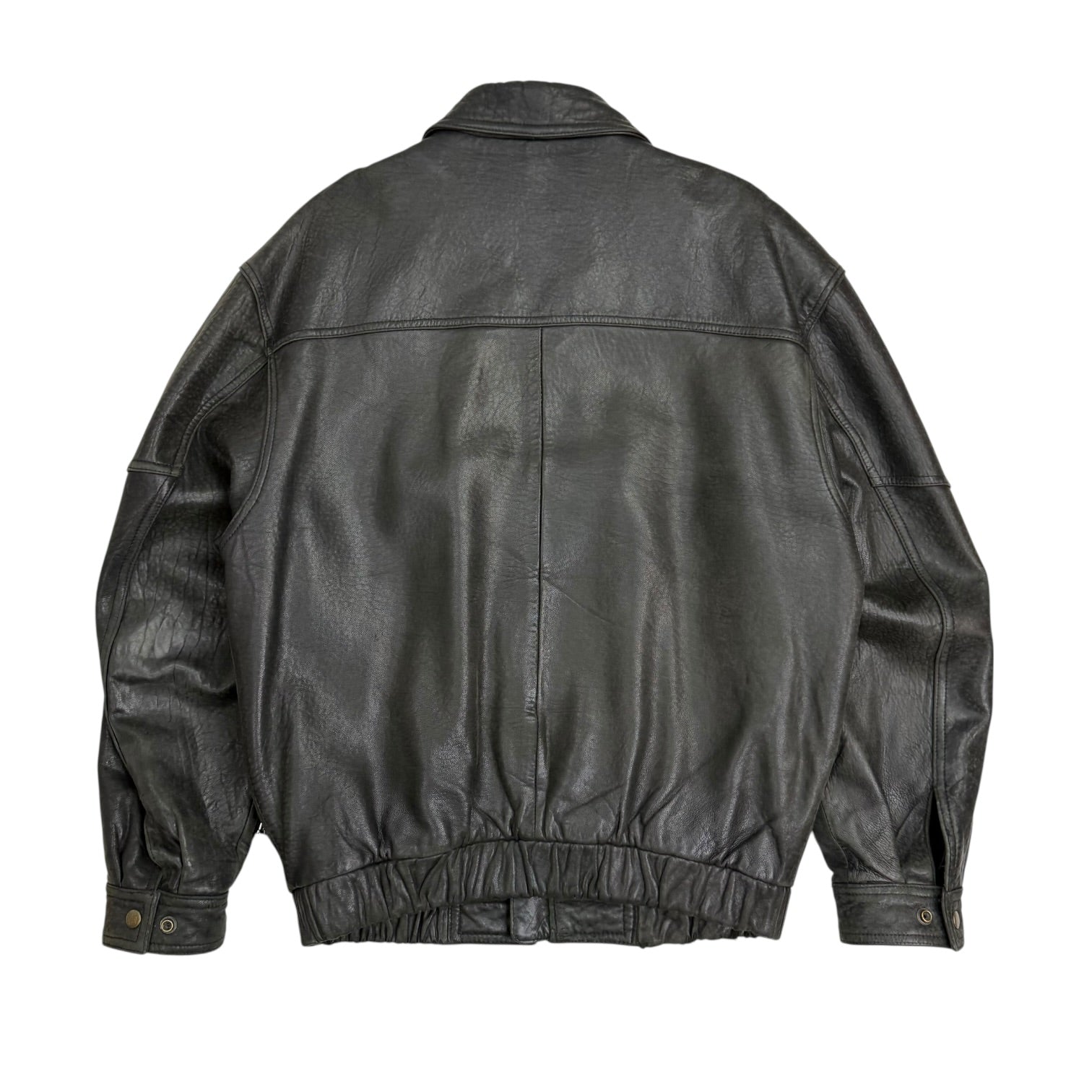 Vintage Profilo Leather Jacket Black