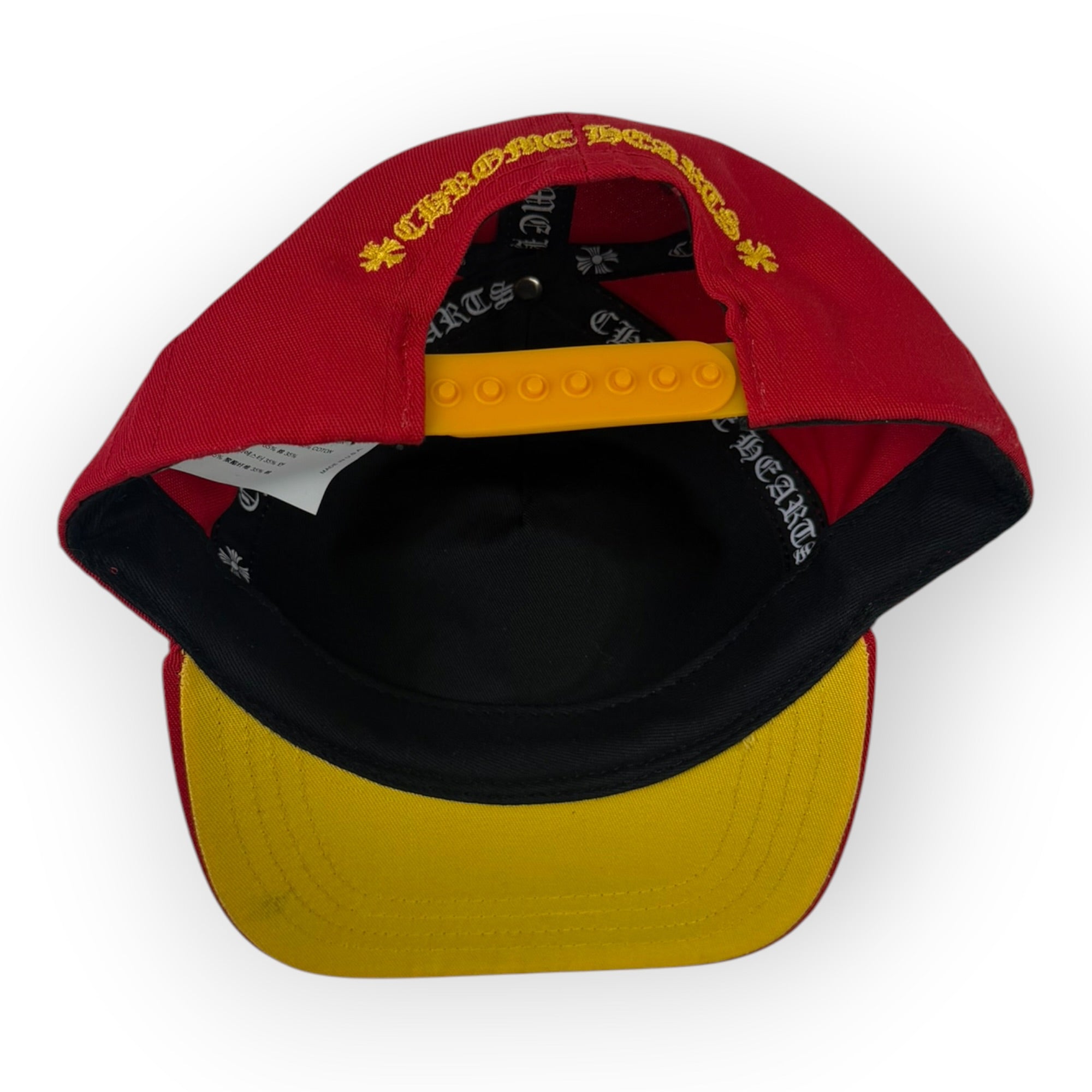 Chrome Hearts Baseball Cap Yellow/Red