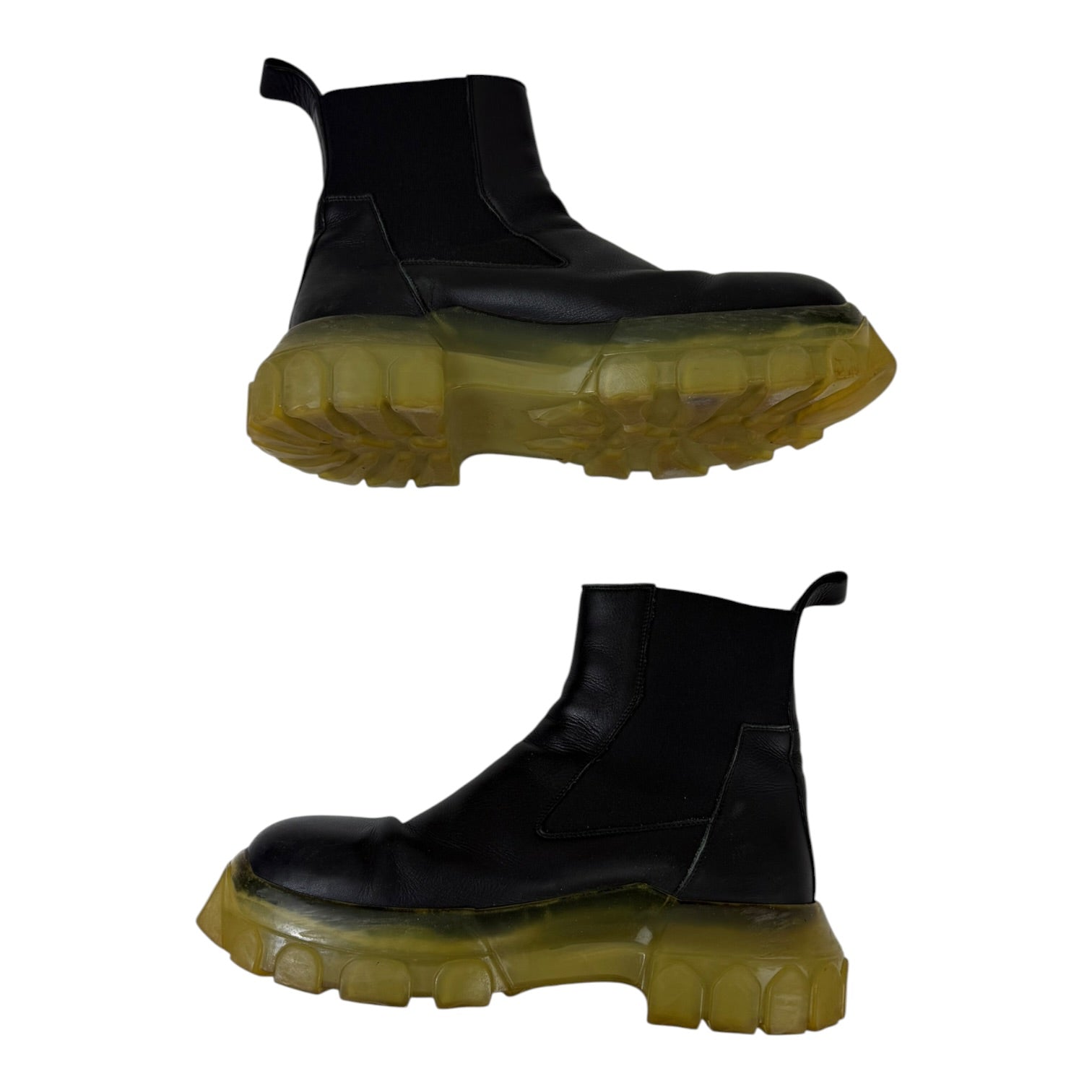 Rick Owens Bozo Tractor Beetle Chelsea Boots Black (Used)