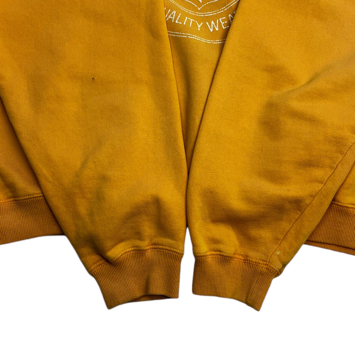 Vintage Club Monaco Crest Crewneck Sweater Yellow