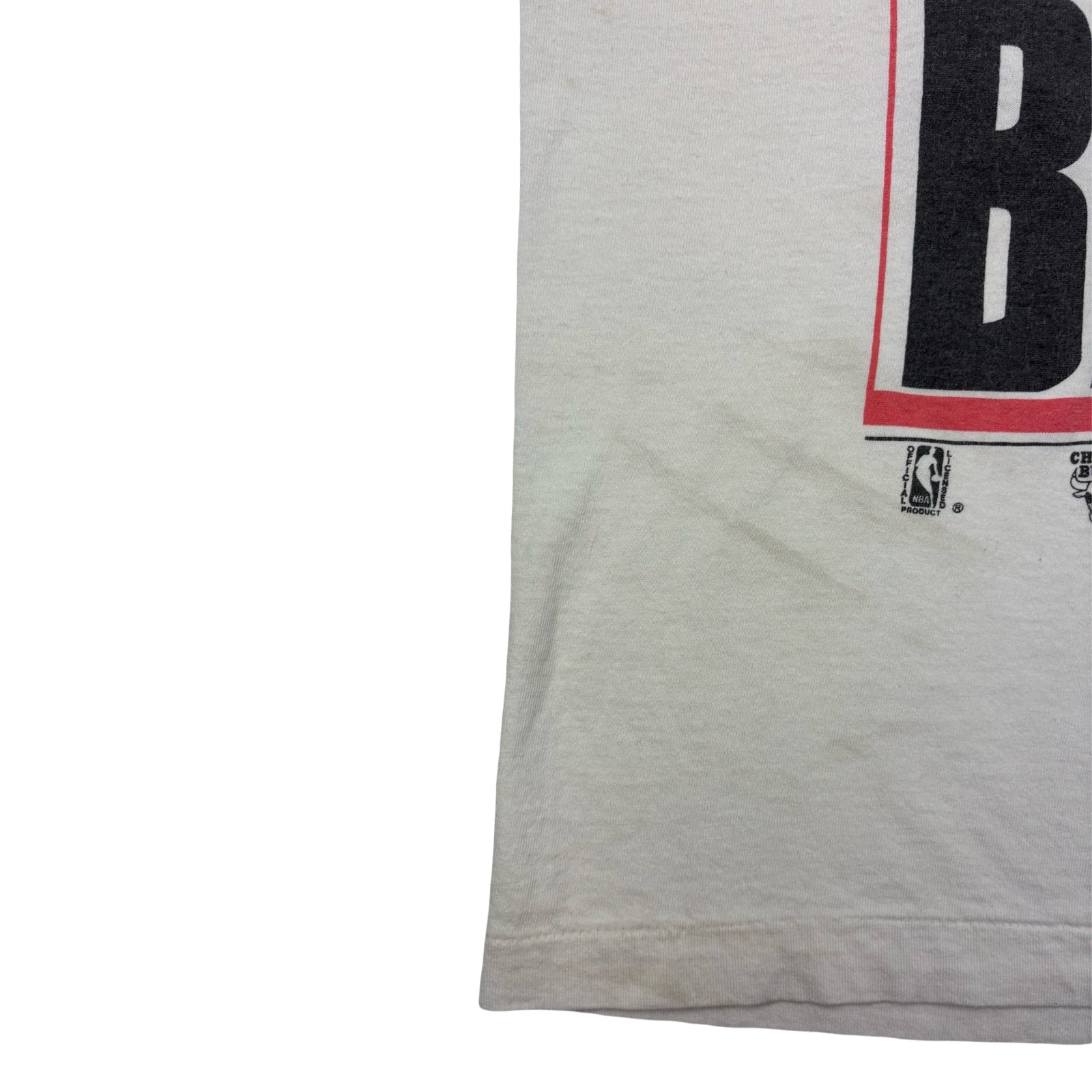1995 Sunday Sun-Times Headline Michael Jordan “I’m Back” T-Shirt White