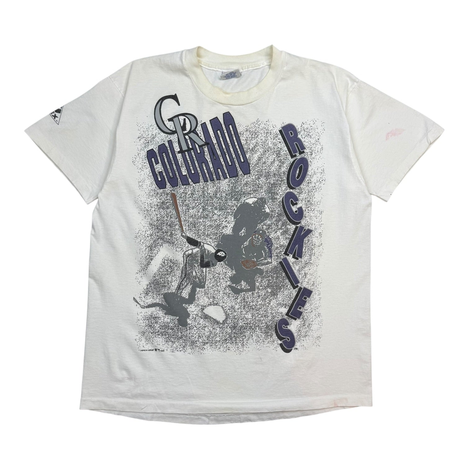 Vintage Colorado Rockies Tee Grey