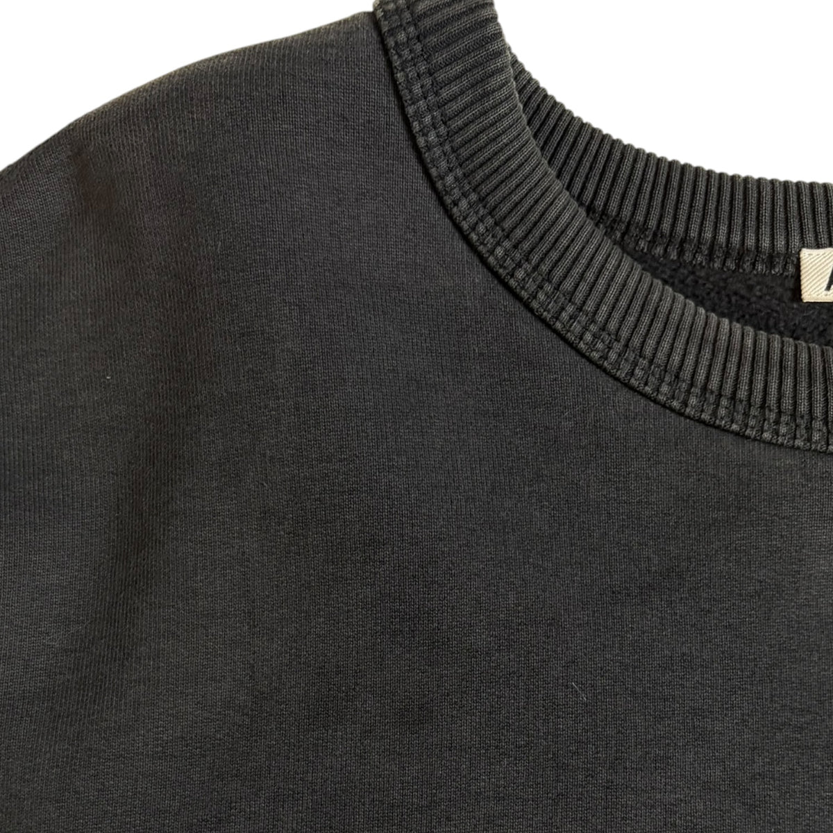 Acne Studios Stamp Logo Crewneck Faded Black