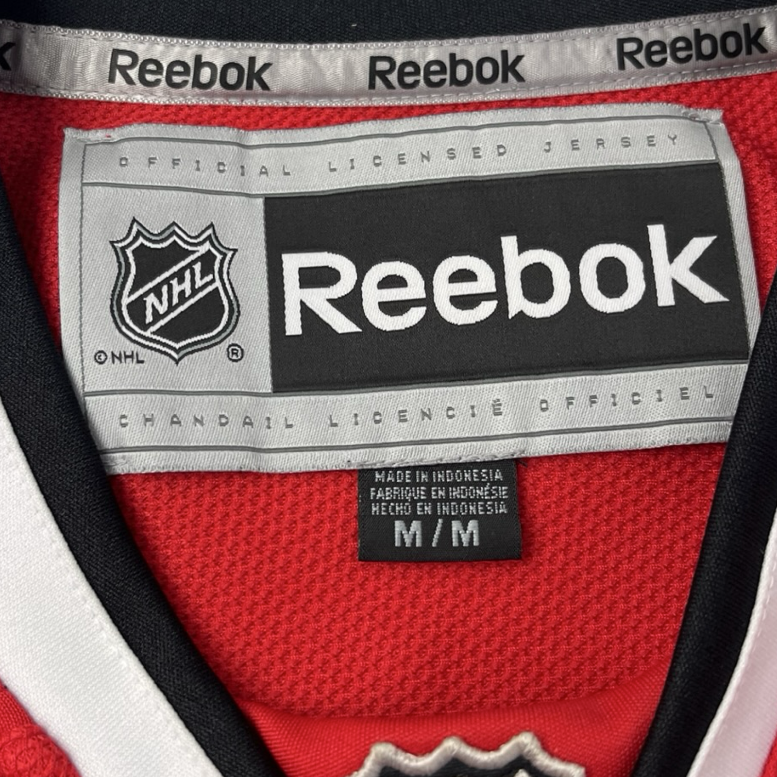 Vintage Rebook Chicago Blackhawks NHL Home Jersey