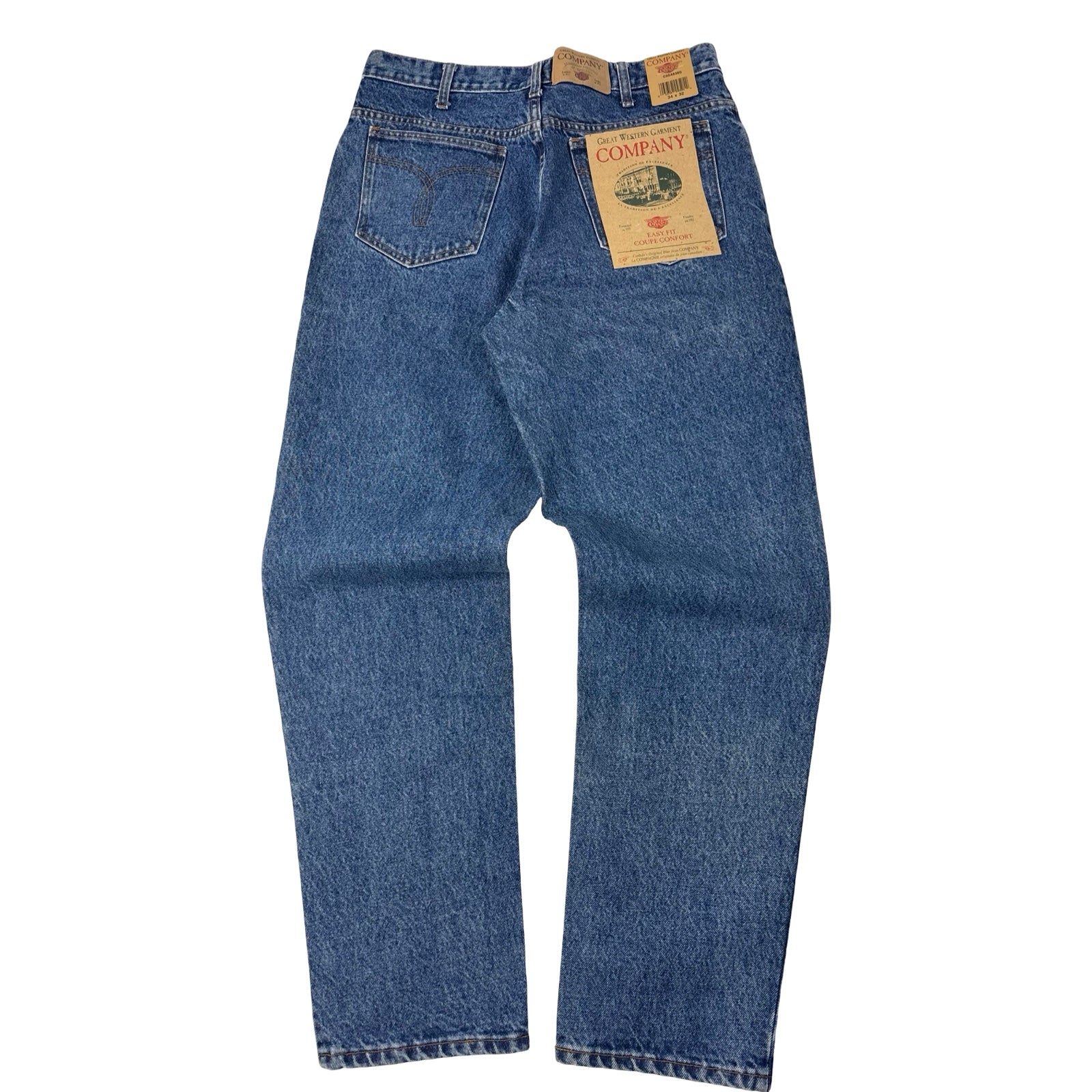 Vintage GWG Great Western Garment Co. Navy Wash Jean