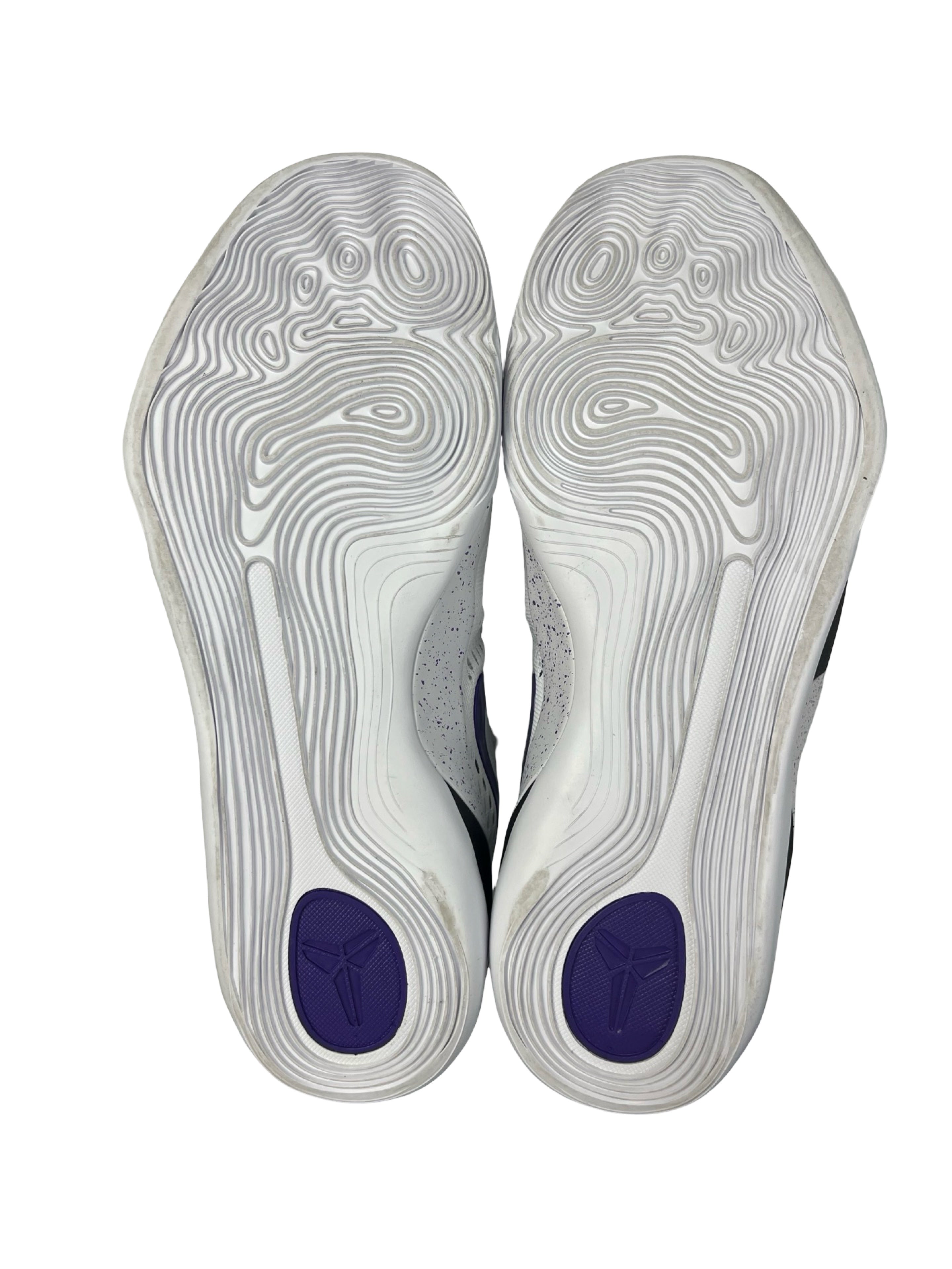 Nike Kobe 9 Elite Low EM Protro White Court Purple (Used)