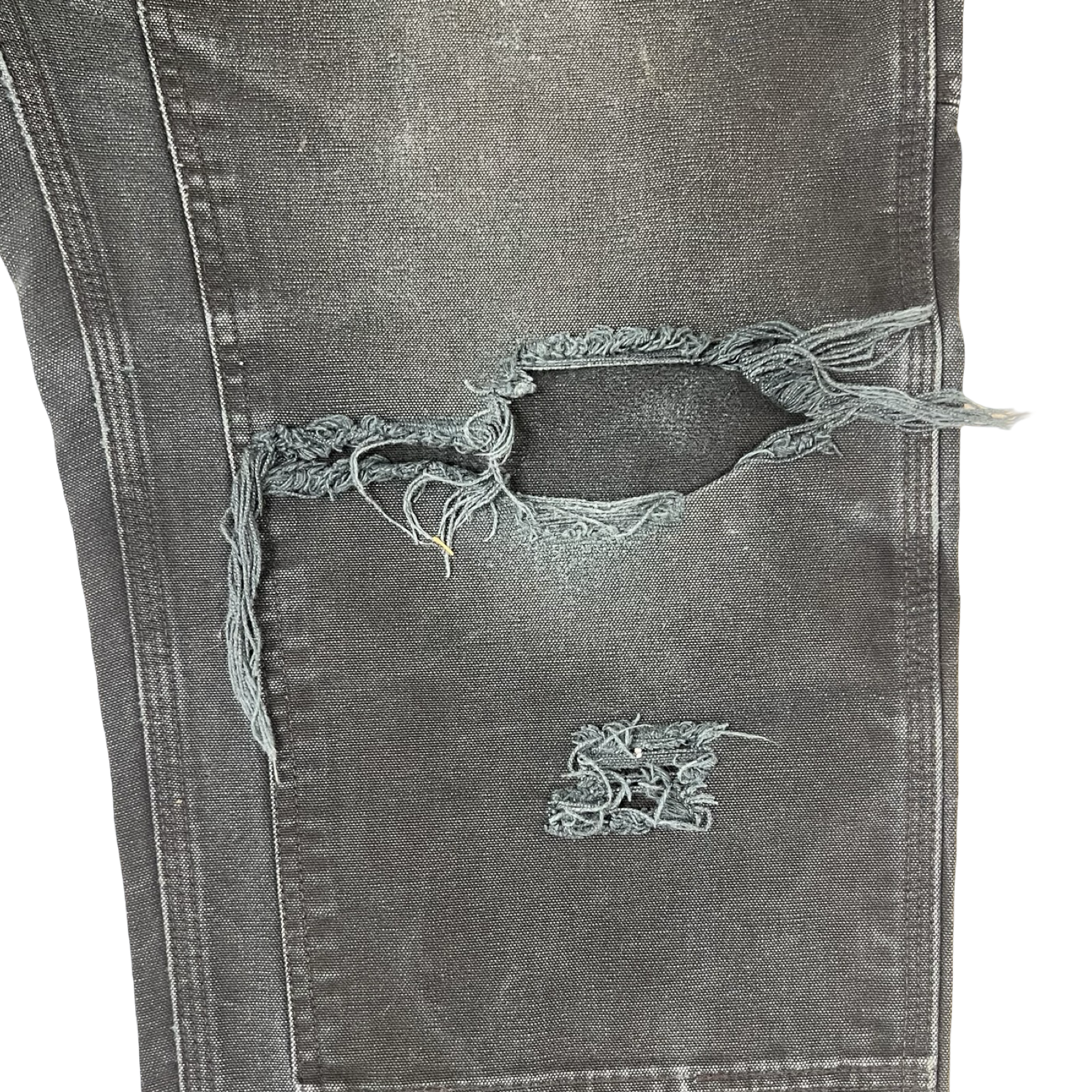Vintage Distressed Carhartt Double Knee Pant Black