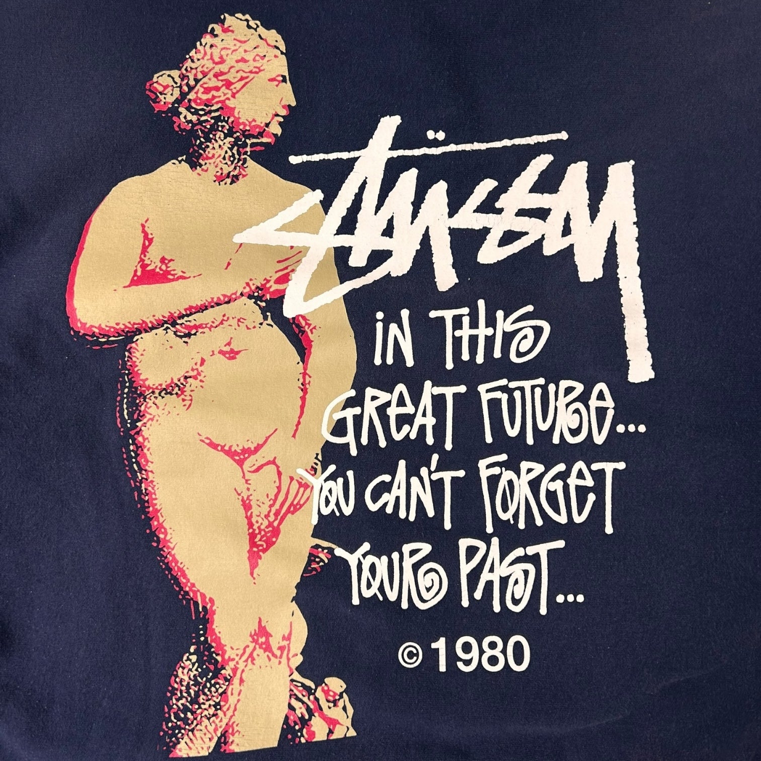 Stussy Great Future Zip-Up Hoodie Navy