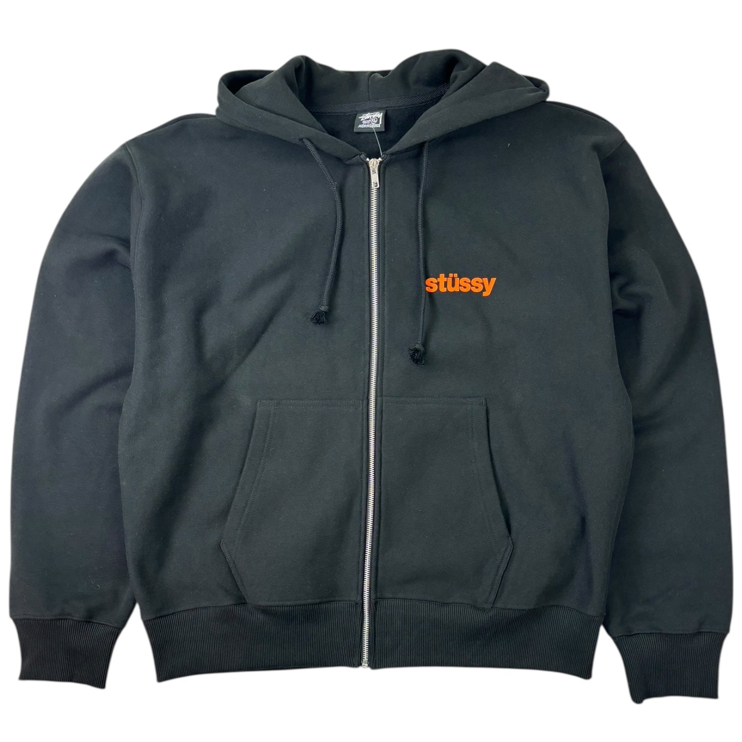 Stussy Built Tough Zip-Up Hoodie Black