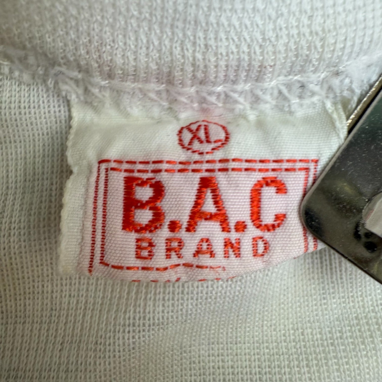 1980 Black Flag Verne Auditorium LA Show Tee White