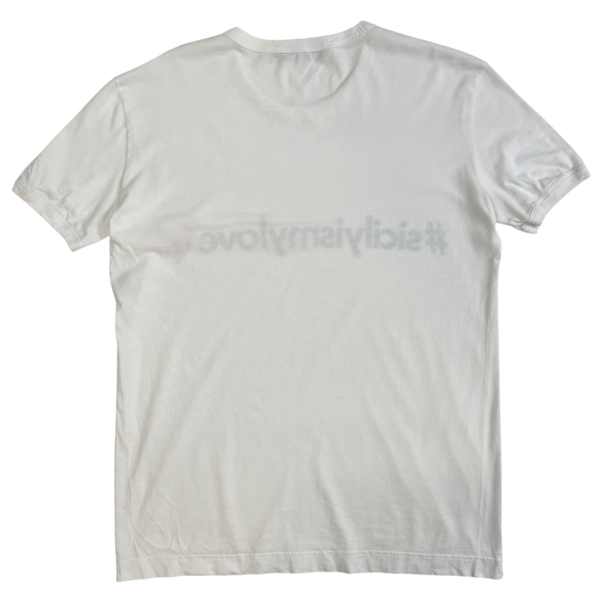 Dolce & Gabbana #sicilyismylove Printed Cotton T-Shirt