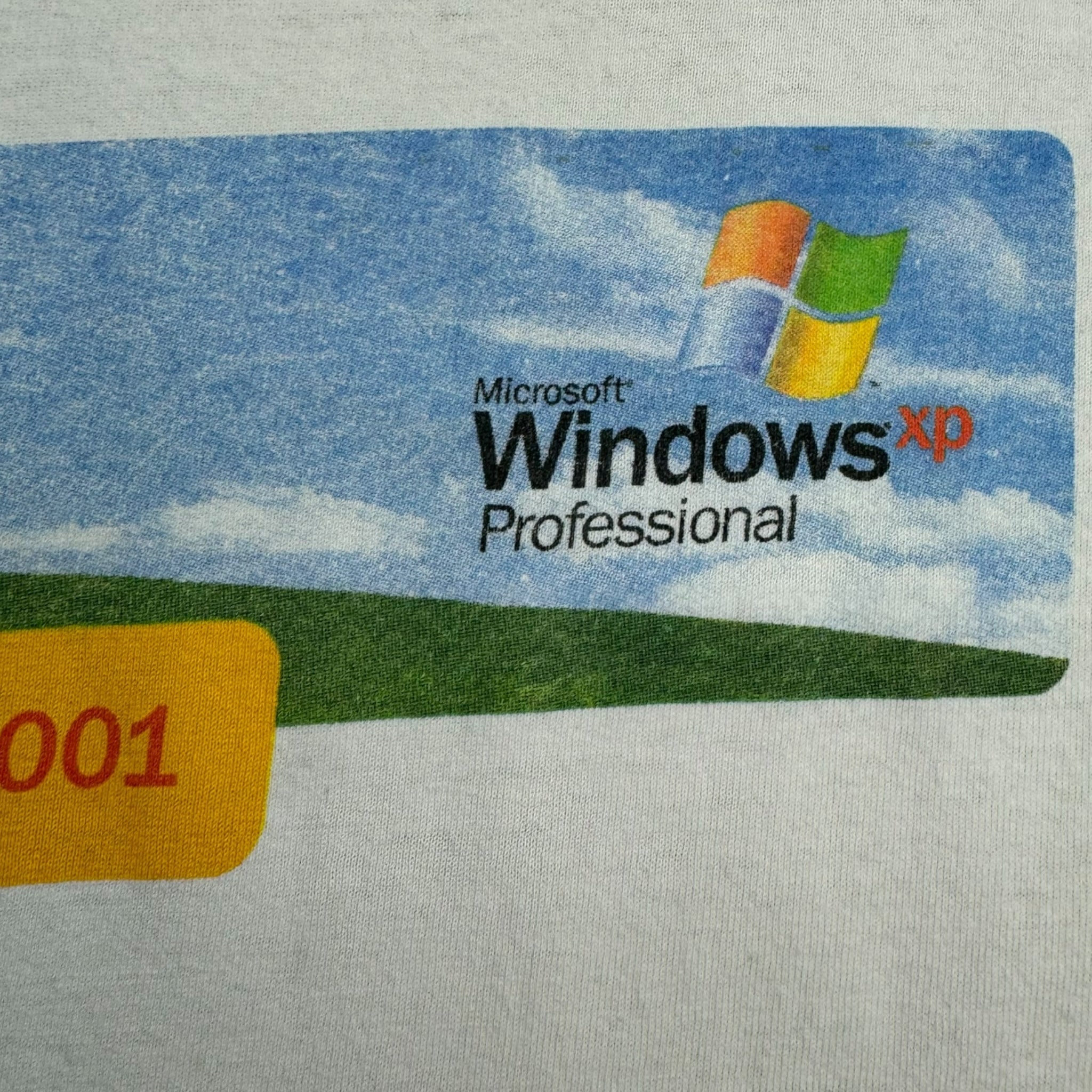 2001 Windows XP Launch Promo T-Shirt