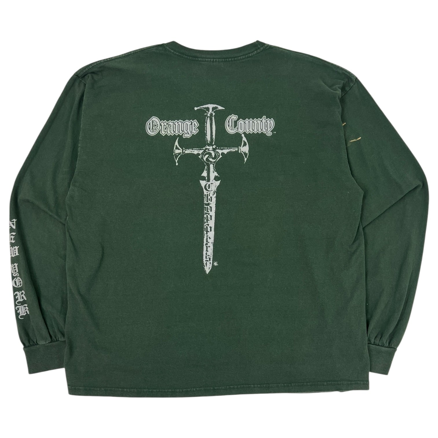 Vintage Orange County Choppers Long Sleeve T-Shirt Green