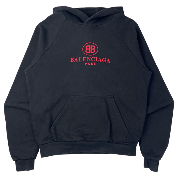 Balenciaga BB Mode Hoodie Red/Black