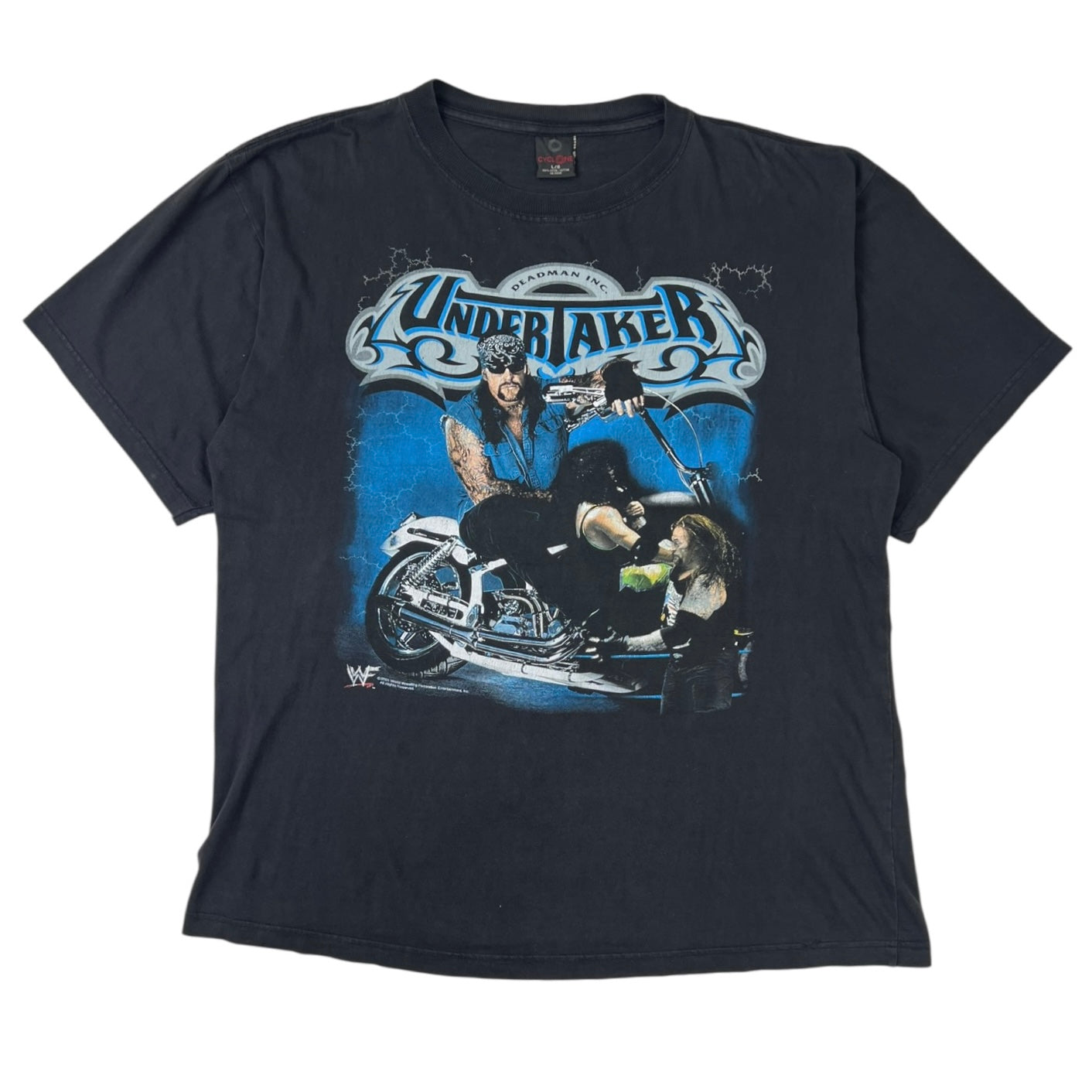 Vintage 2001 WWF The Undertaker “Deadman Inc” Black