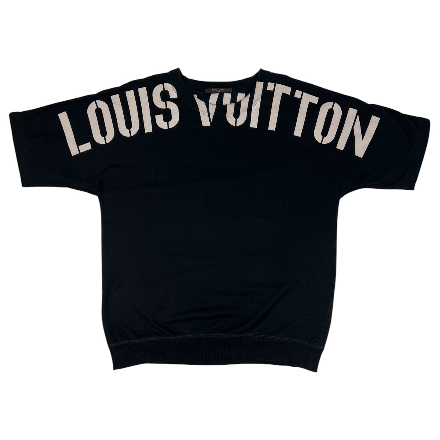 Louis Vuitton x Fragment Short-Sleeve Kimono Sweatshirt Black