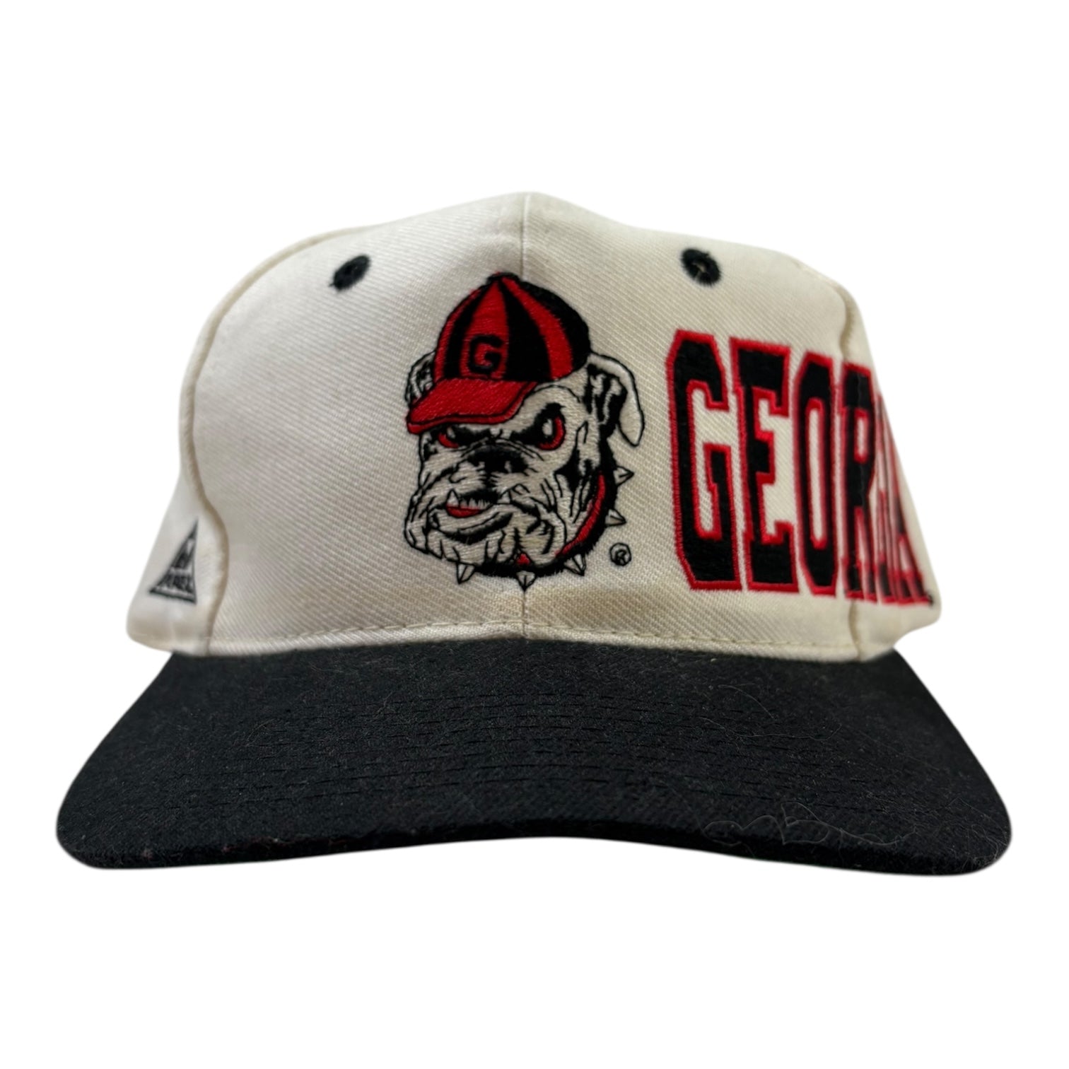 Vintage Apex Georgia Bulldogs SnapBack Hat White