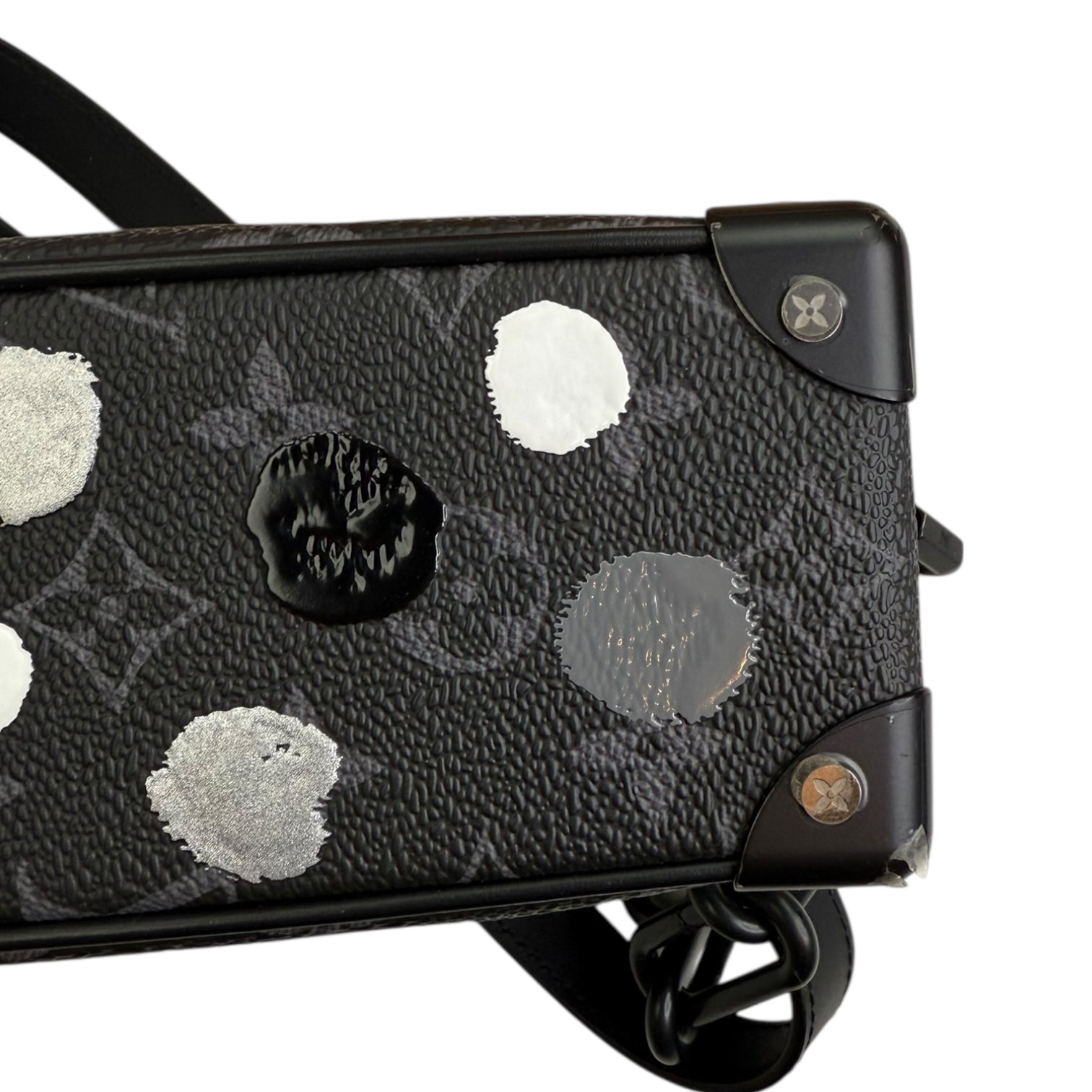 Louis Vuitton x Yayoi Kusama Mini Soft Trunk Black