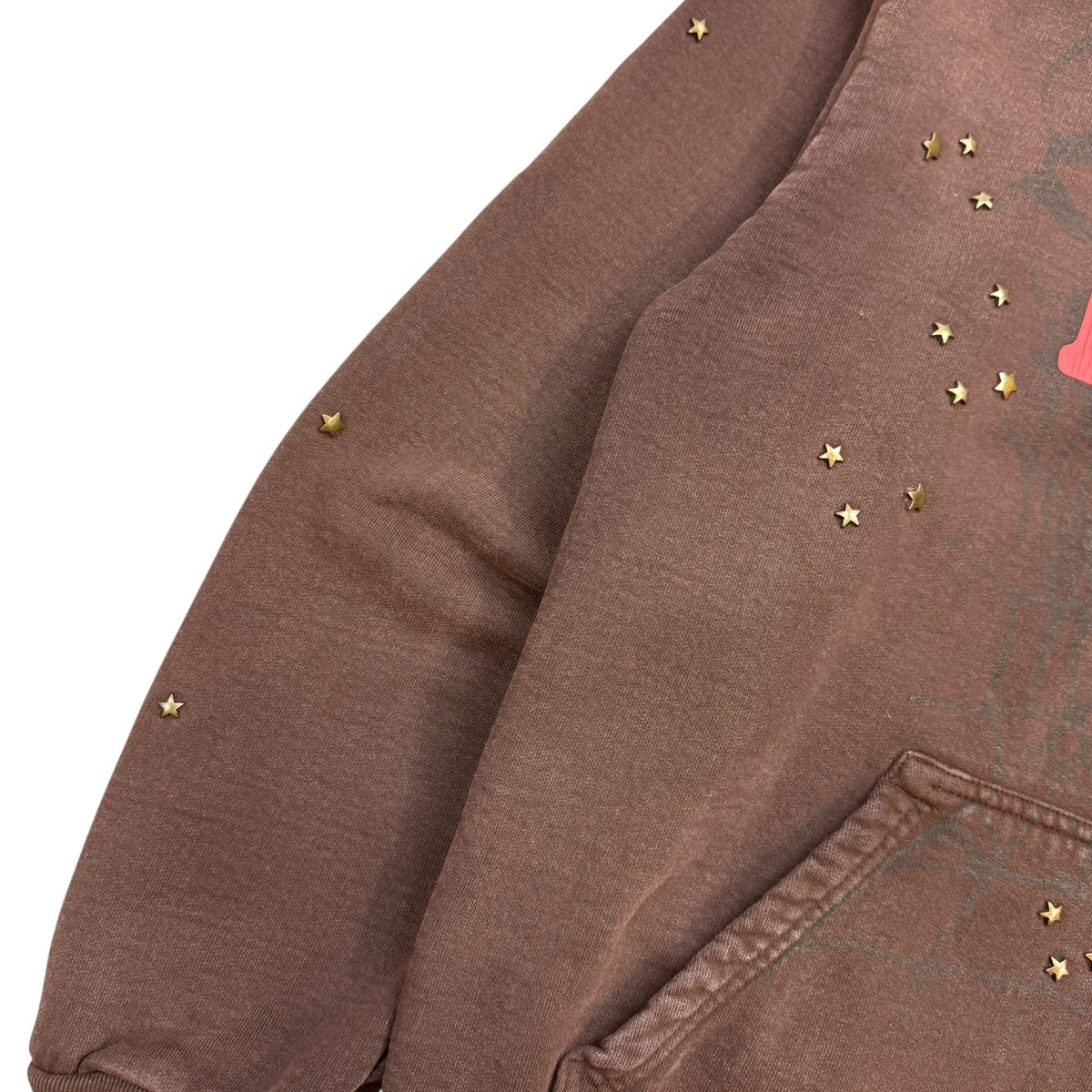 SP5DER x Travis Scott Cactus Jack Days Before Rodeo Hoodie Brown