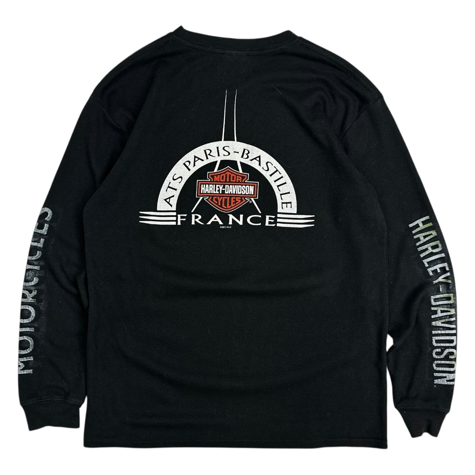 Vintage Harley Davidson France Thermal Long Sleeve